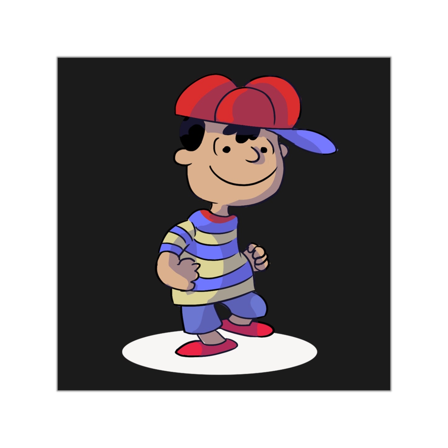 Ness Brown Dance Vinyl Stickers