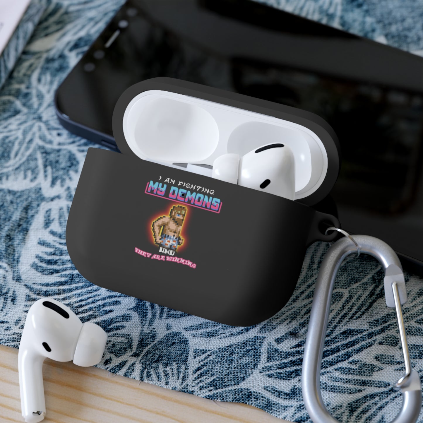 AirPods / AirPods Pro Case Cover - Fighting my demons