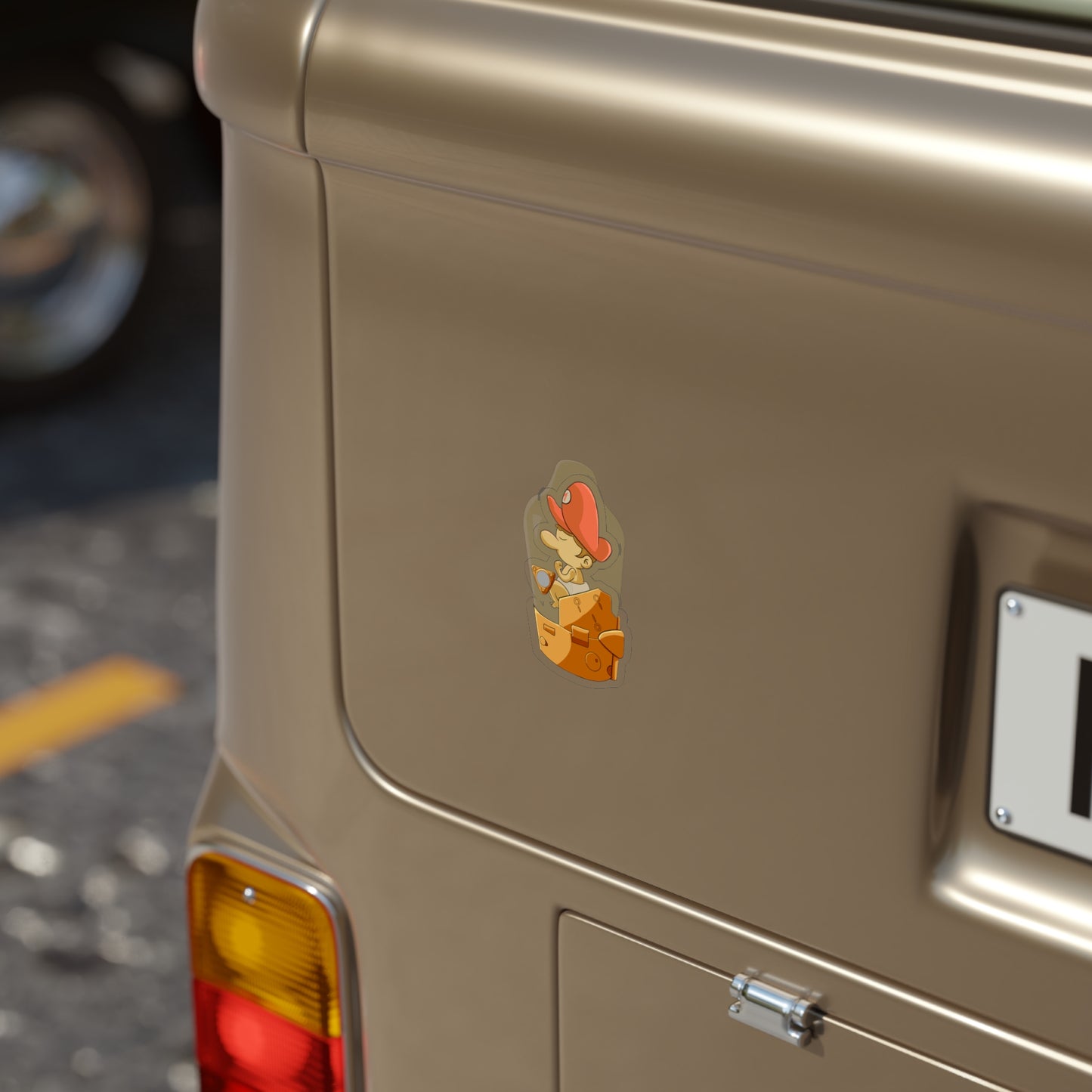 Transparent Outdoor Sticker - BBS