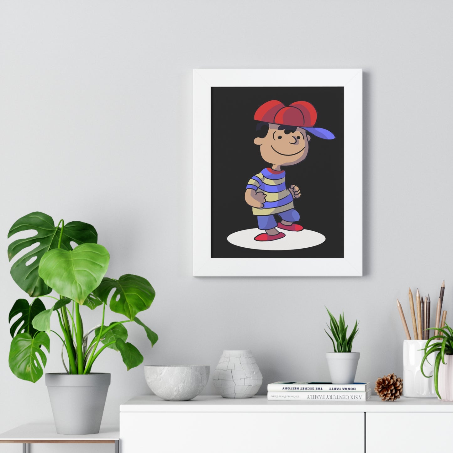 EarthBound Framed Poster - Ness Brown Dance