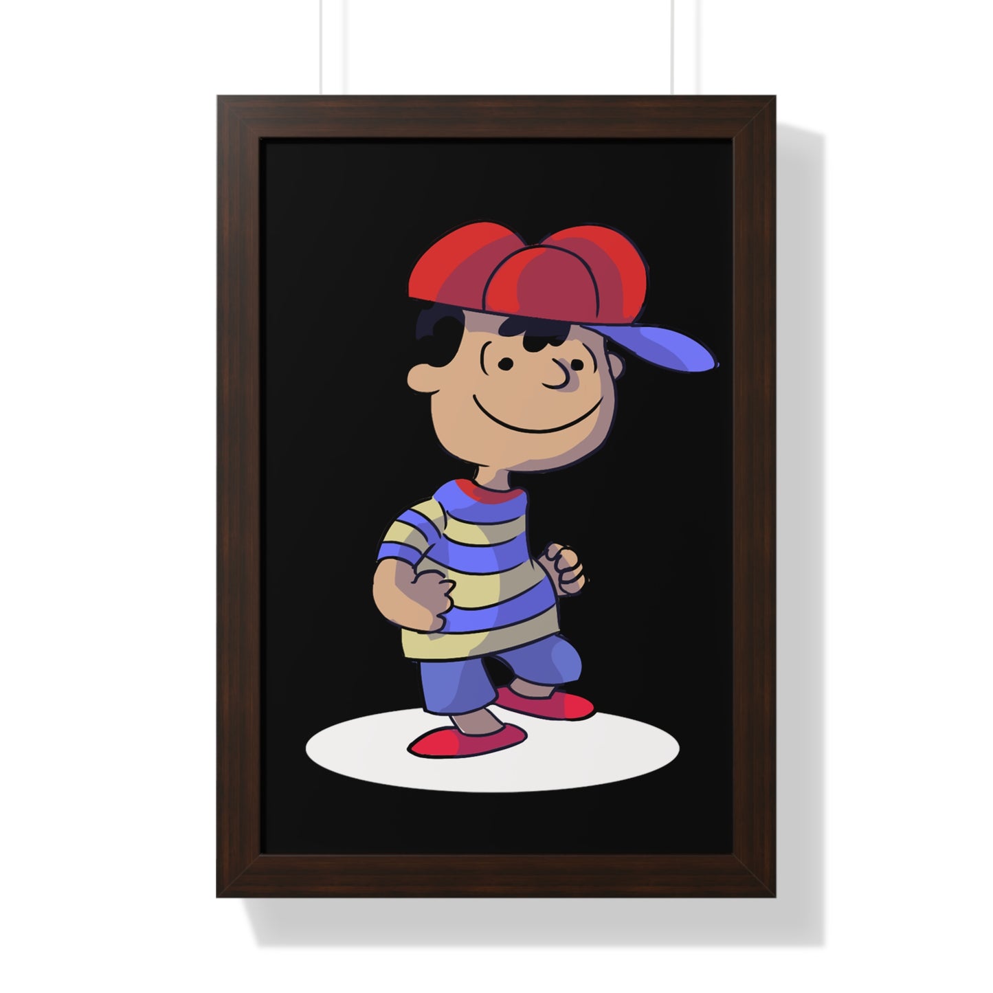 EarthBound Framed Poster - Ness Brown Dance