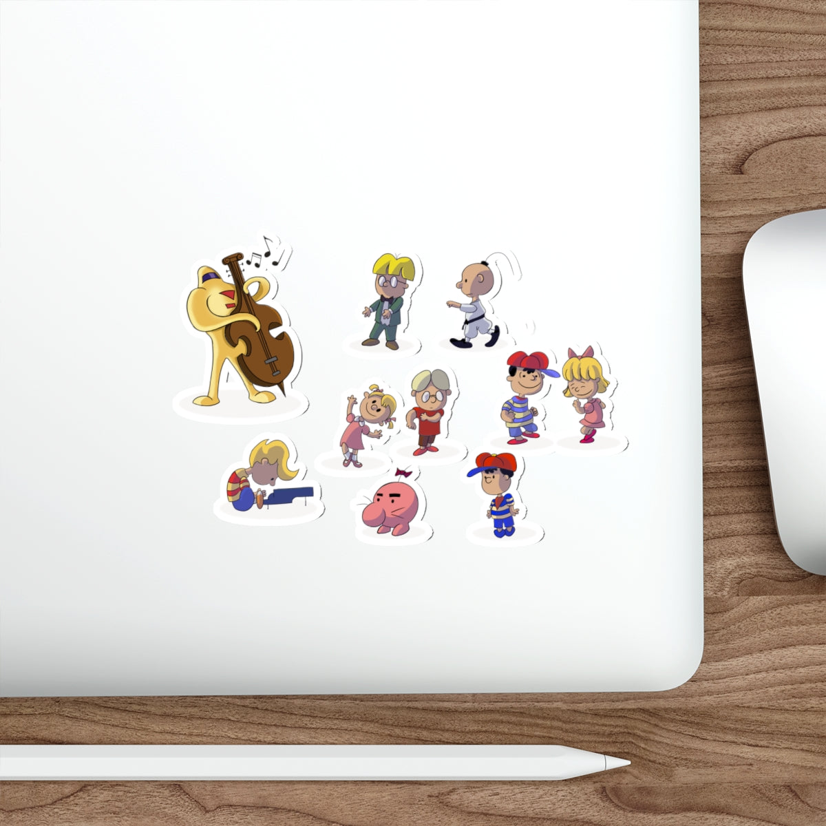 EarthBound Die-Cut Sticker - EarthBrown Dance
