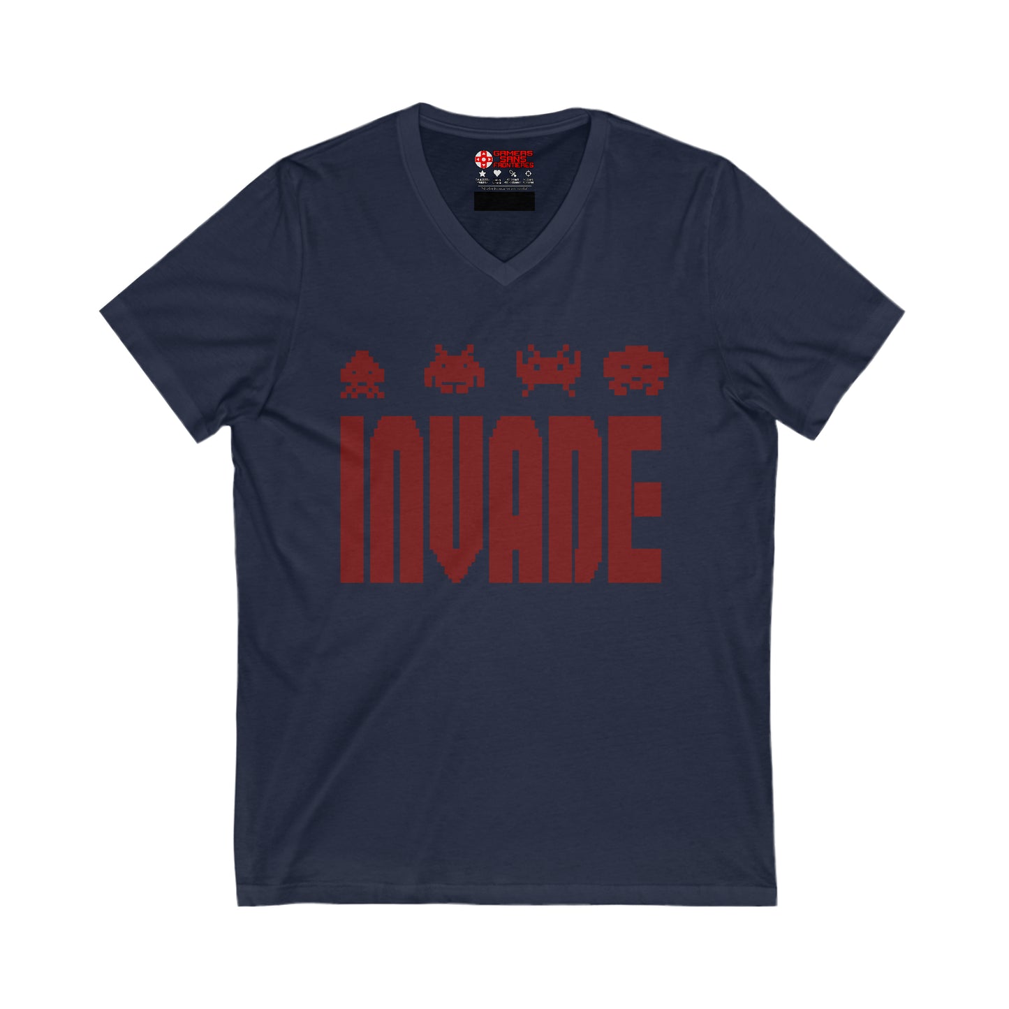 Space Invaders Men's V Tee - Invasion