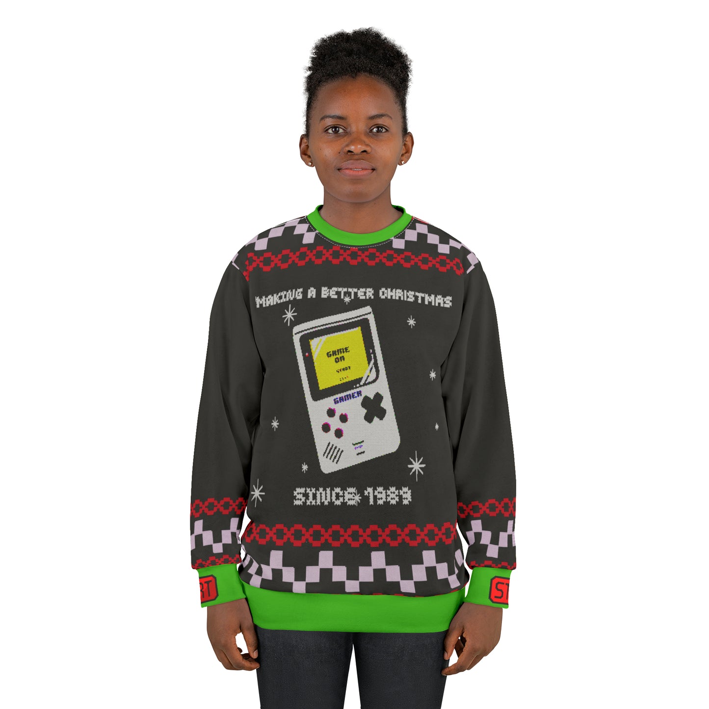 Christmas Sweatshirt - GameBoy