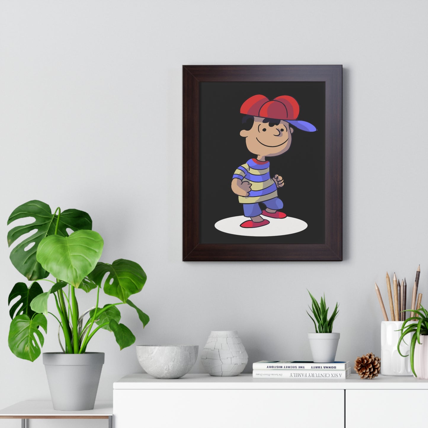 EarthBound Framed Poster - Ness Brown Dance