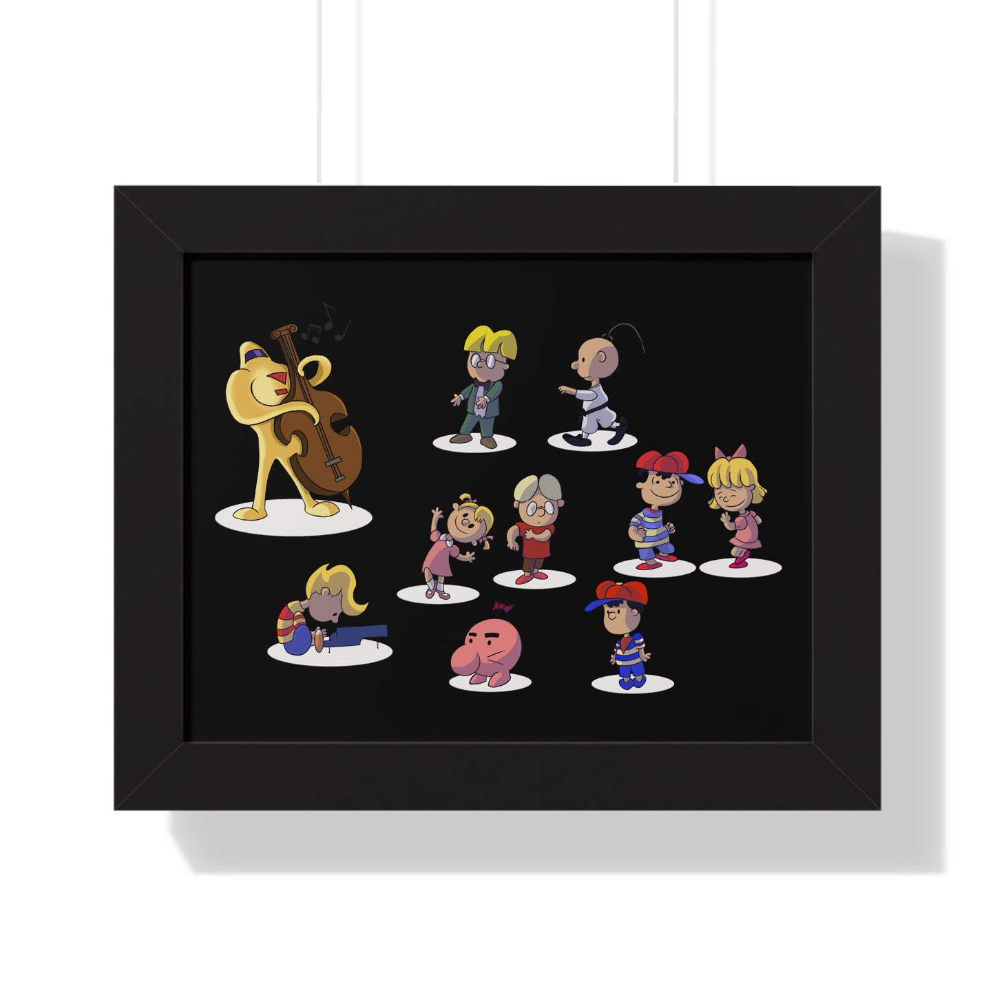 EarthBound Framed Poster - EarthBrown Dance