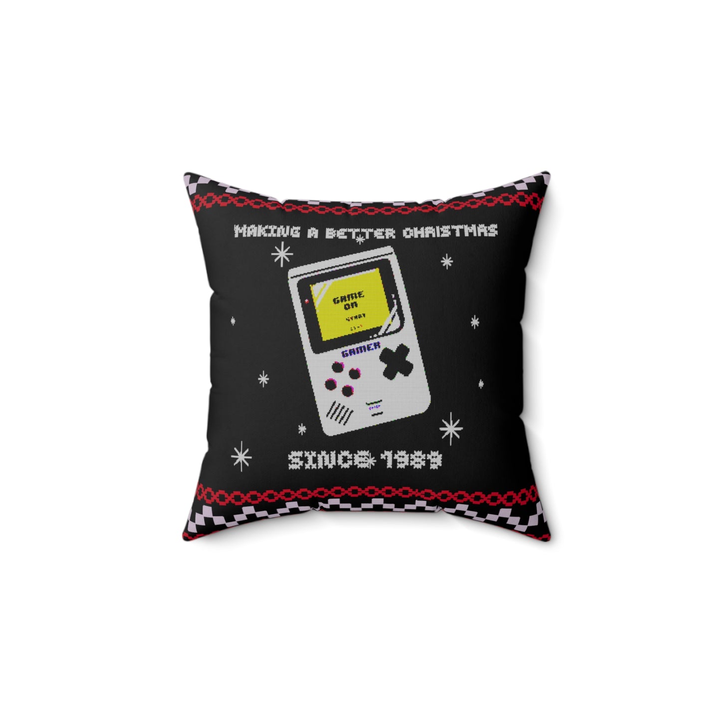 Christmas Pillow - GameBoy