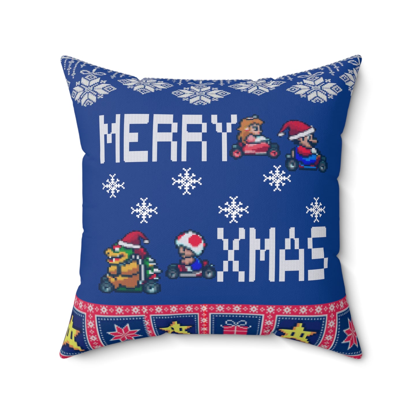 Christmas Pillow - Mario Kartmas