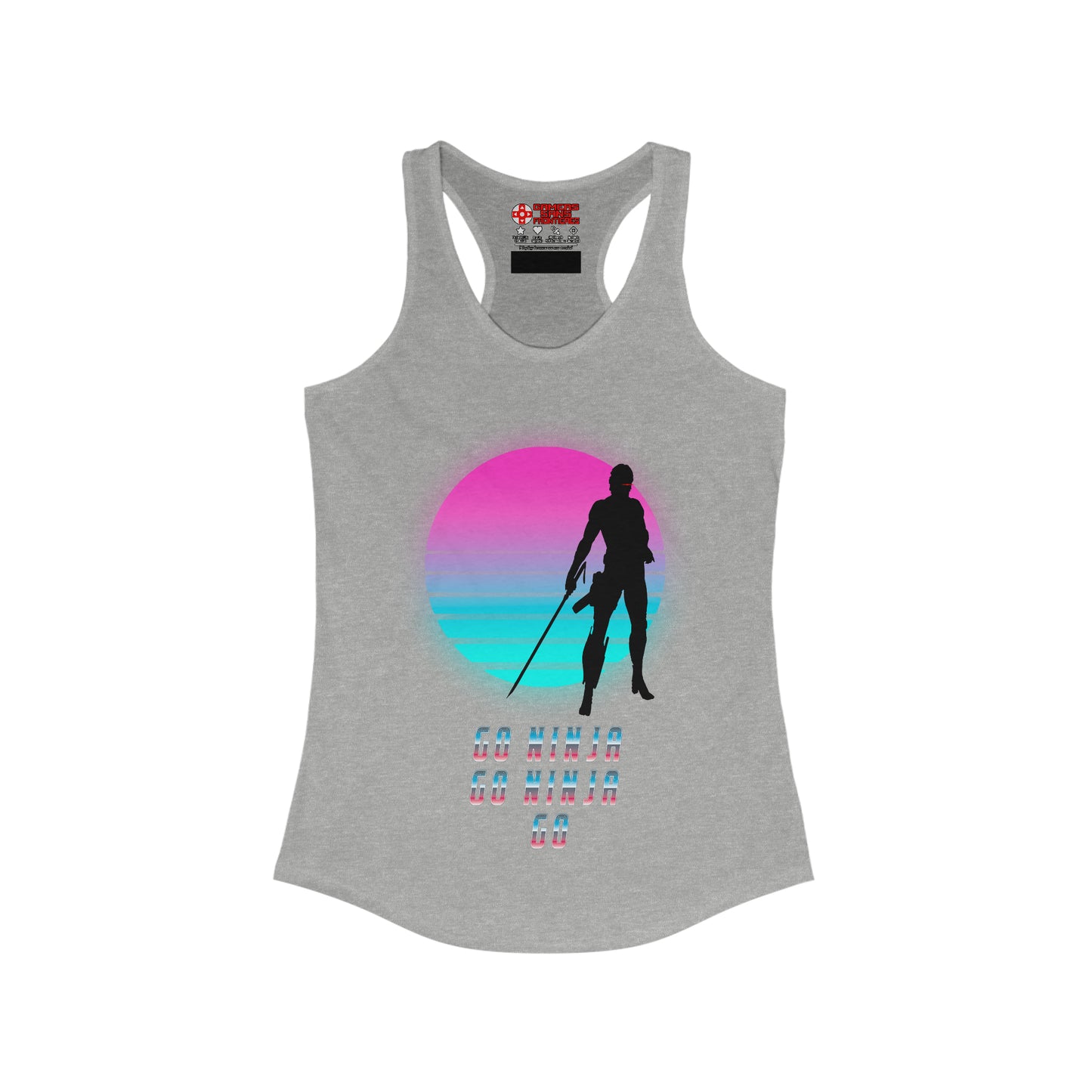 Women's Racerback Tank - Go Ninja