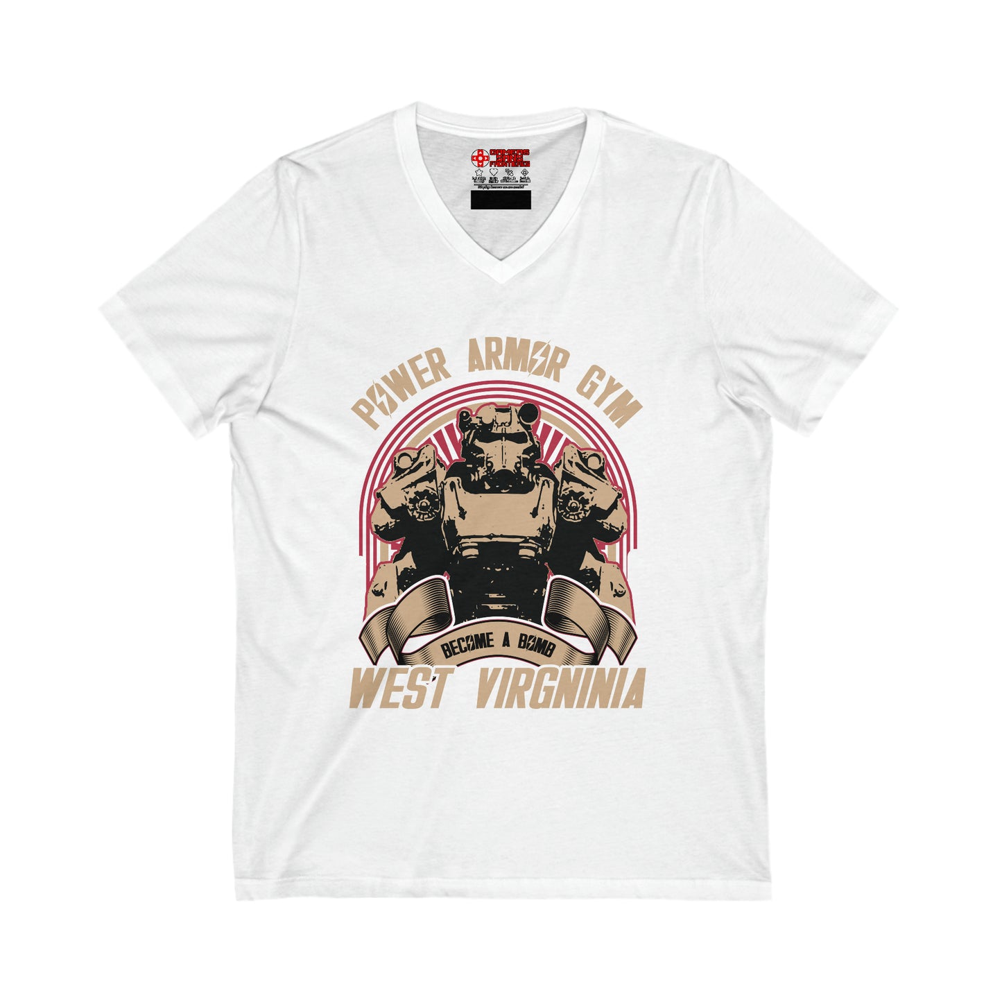 Fallout Men's V Tee - Power Armor Gym