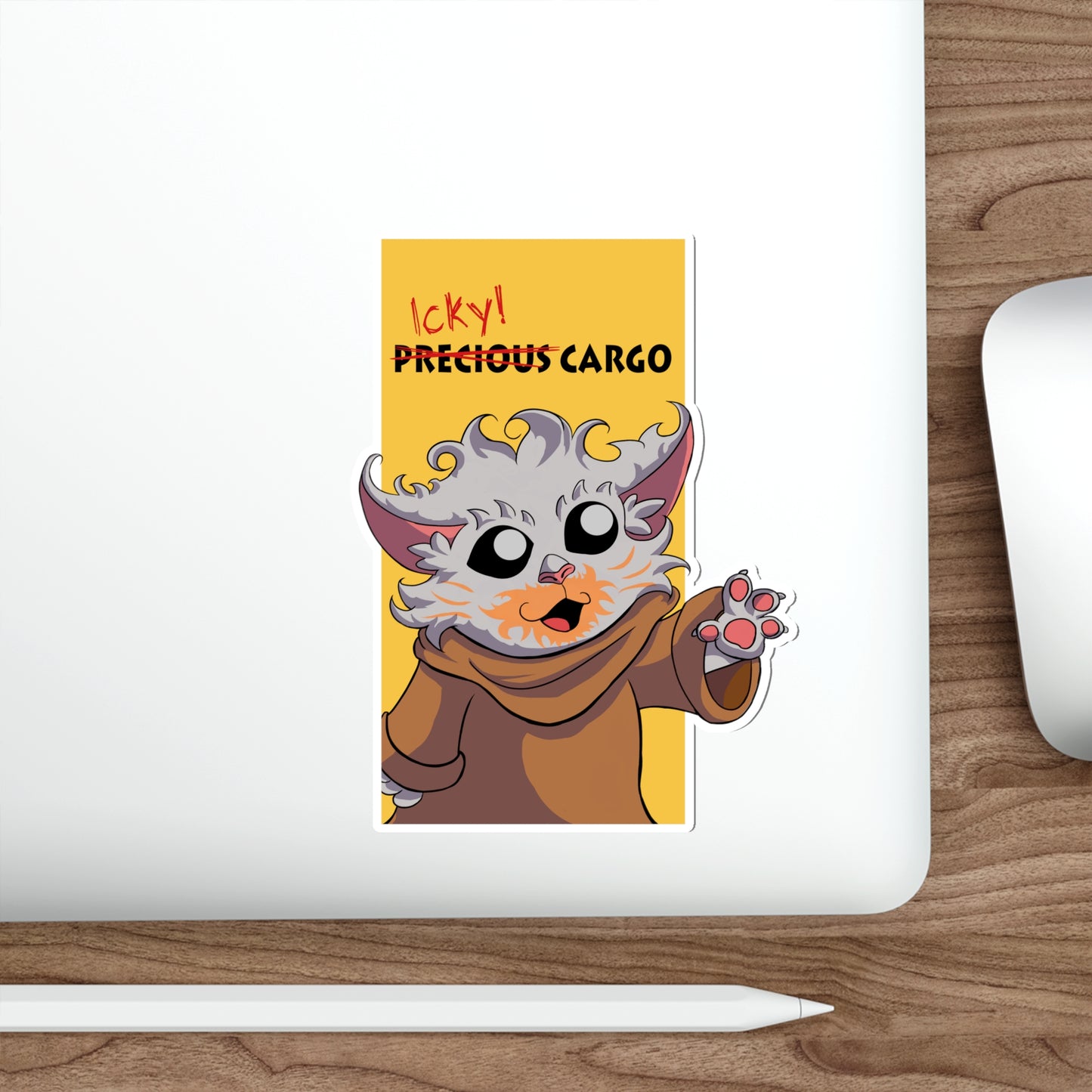 Icky Cargo Die-Cut Sticker - Wisp Campaign