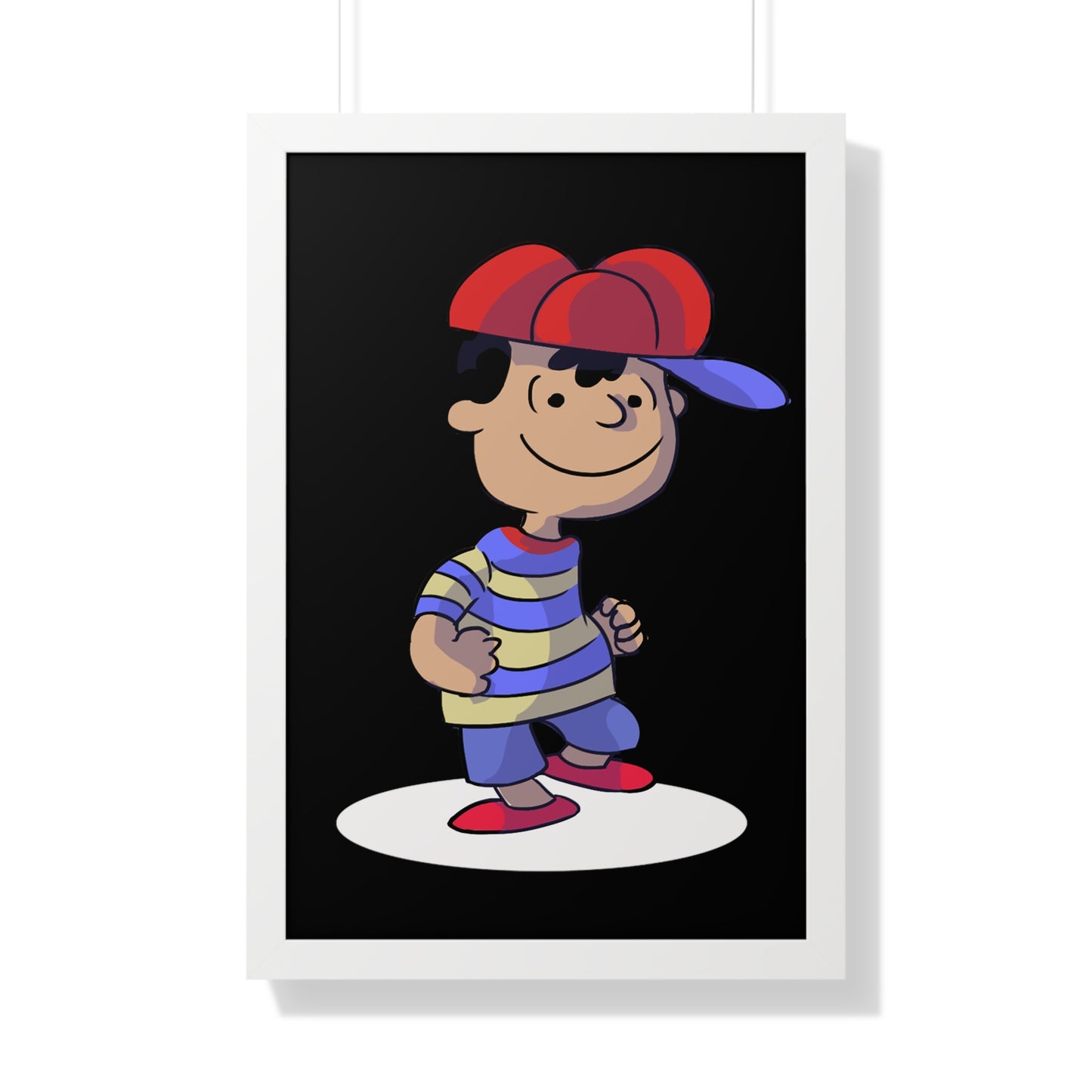 EarthBound Framed Poster - Ness Brown Dance