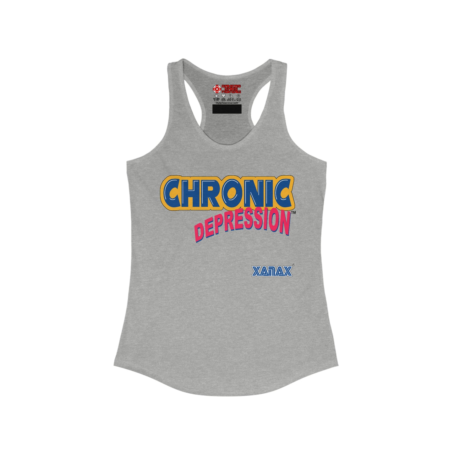 Women's Racerback Tank - Chronic Depression