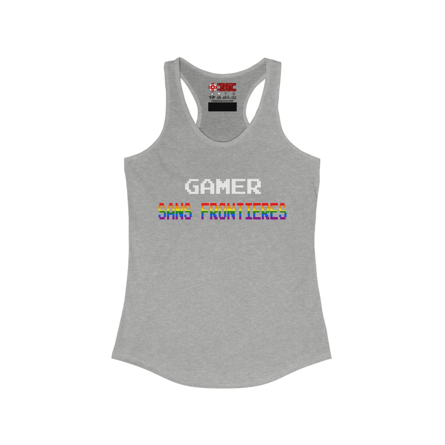 Gamers Sans Frontieres Women's Racerback Tank - LGTB+GSF