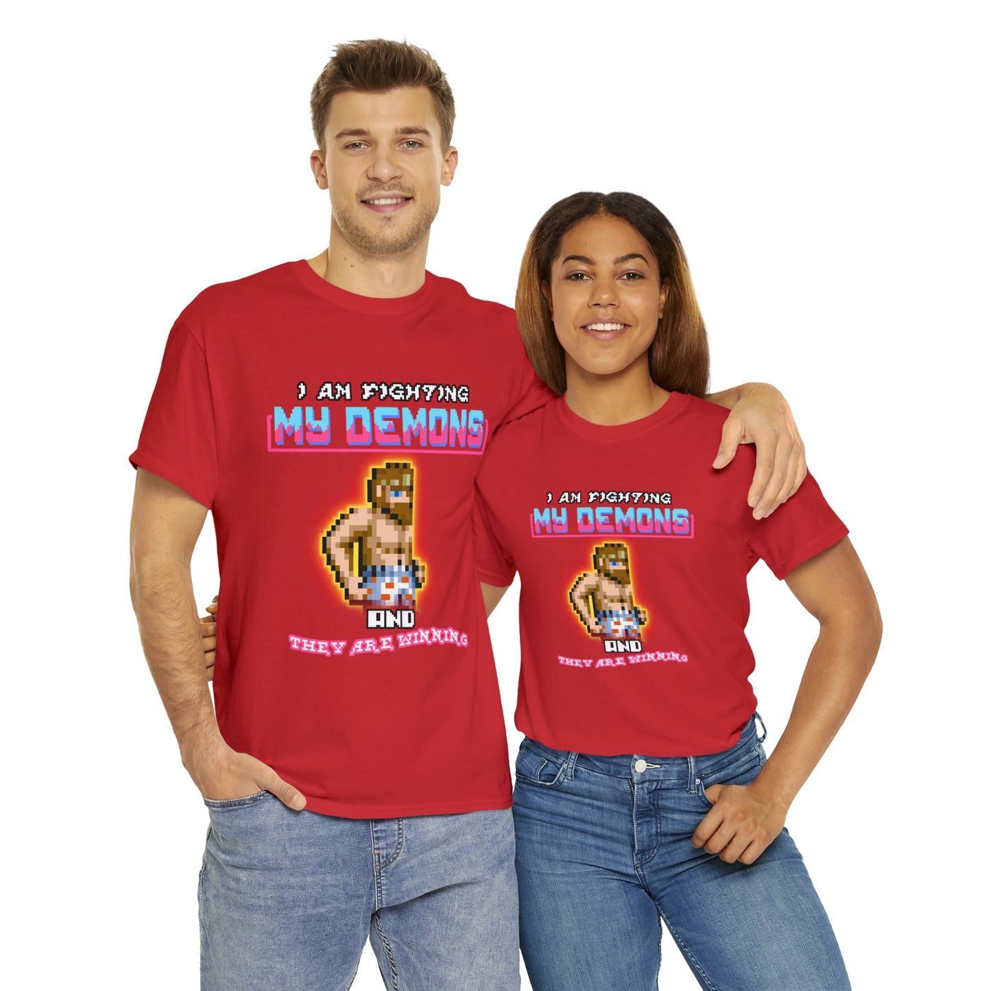 Men's Tee - Fighting my demons