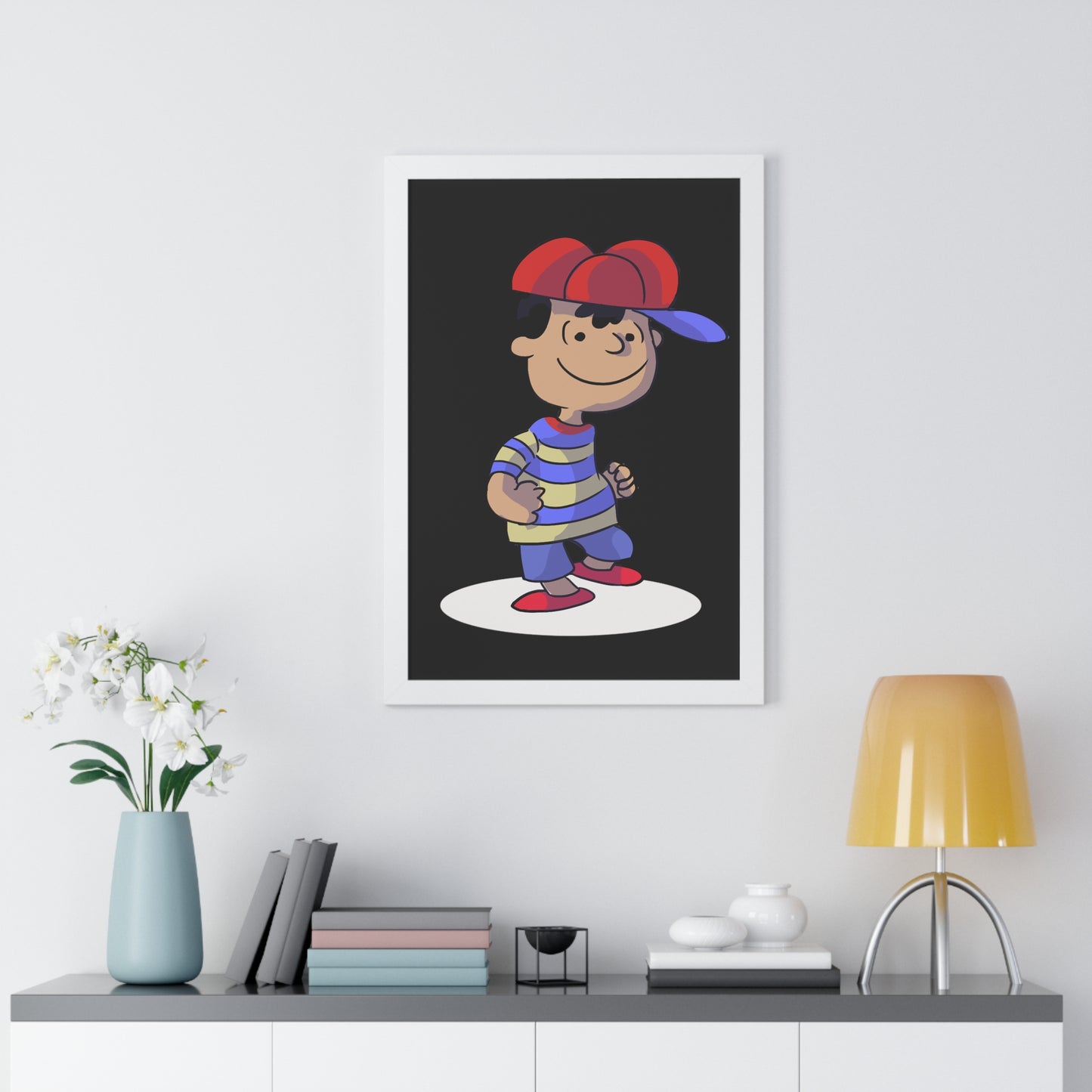 EarthBound Framed Poster - Ness Brown Dance