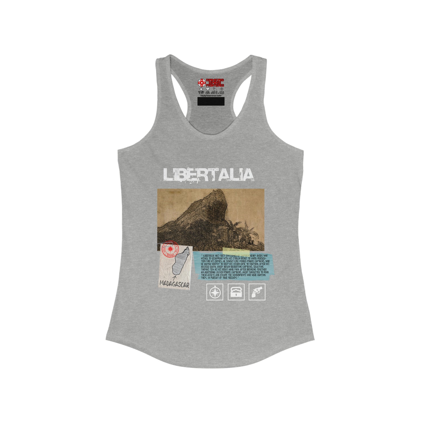 Women's Racerback Tank - Libertalia