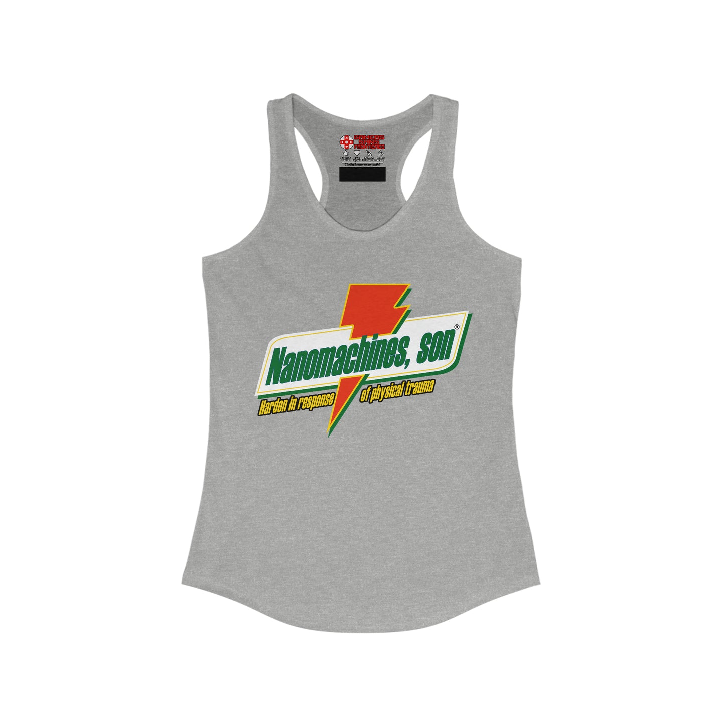 Women's Racerback Tank - Nanomachines, son