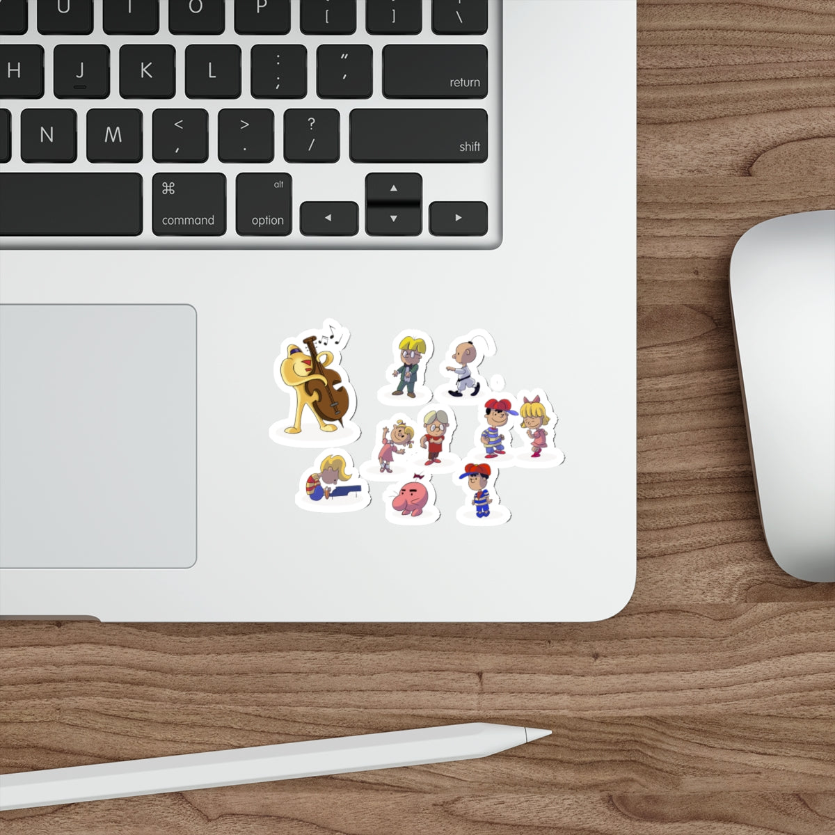 EarthBound Die-Cut Sticker - EarthBrown Dance