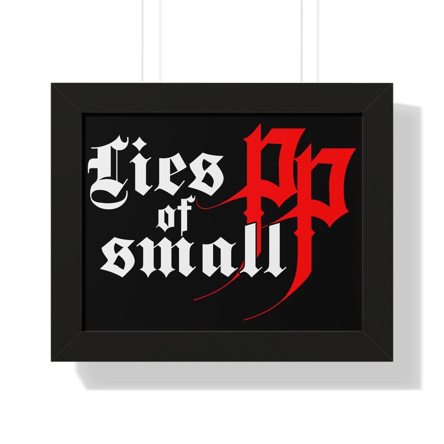 Lies of P Framed Poster - Lies of Small PP