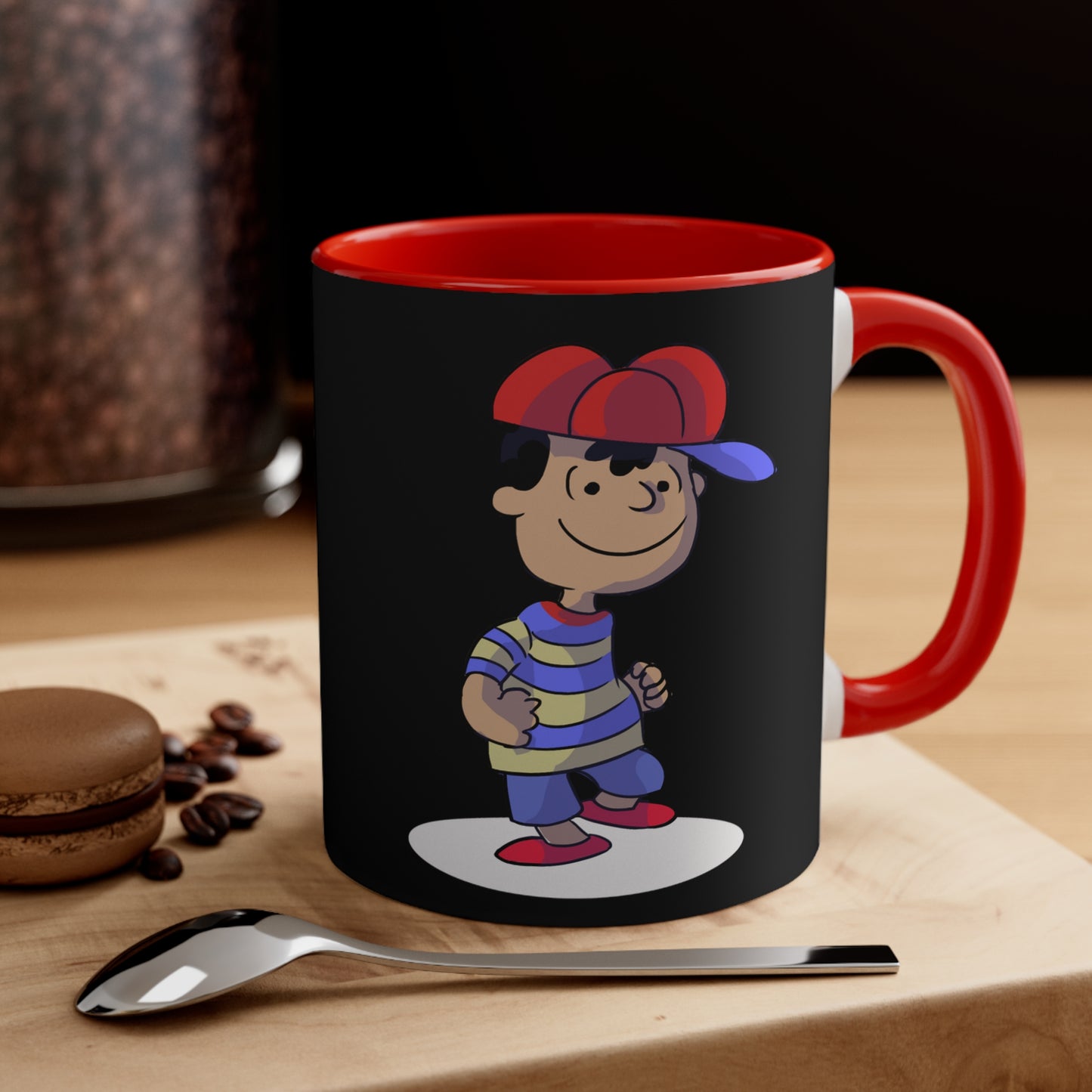 Ness Brown Dance Mug, 11oz