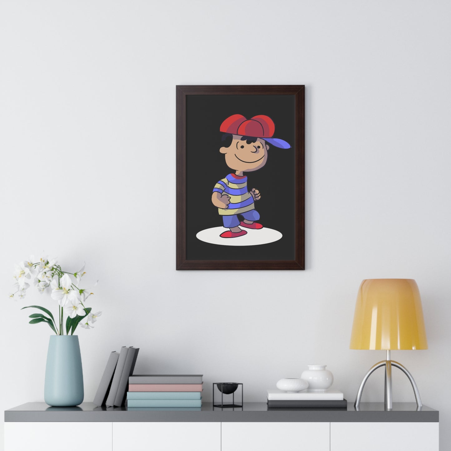 EarthBound Framed Poster - Ness Brown Dance