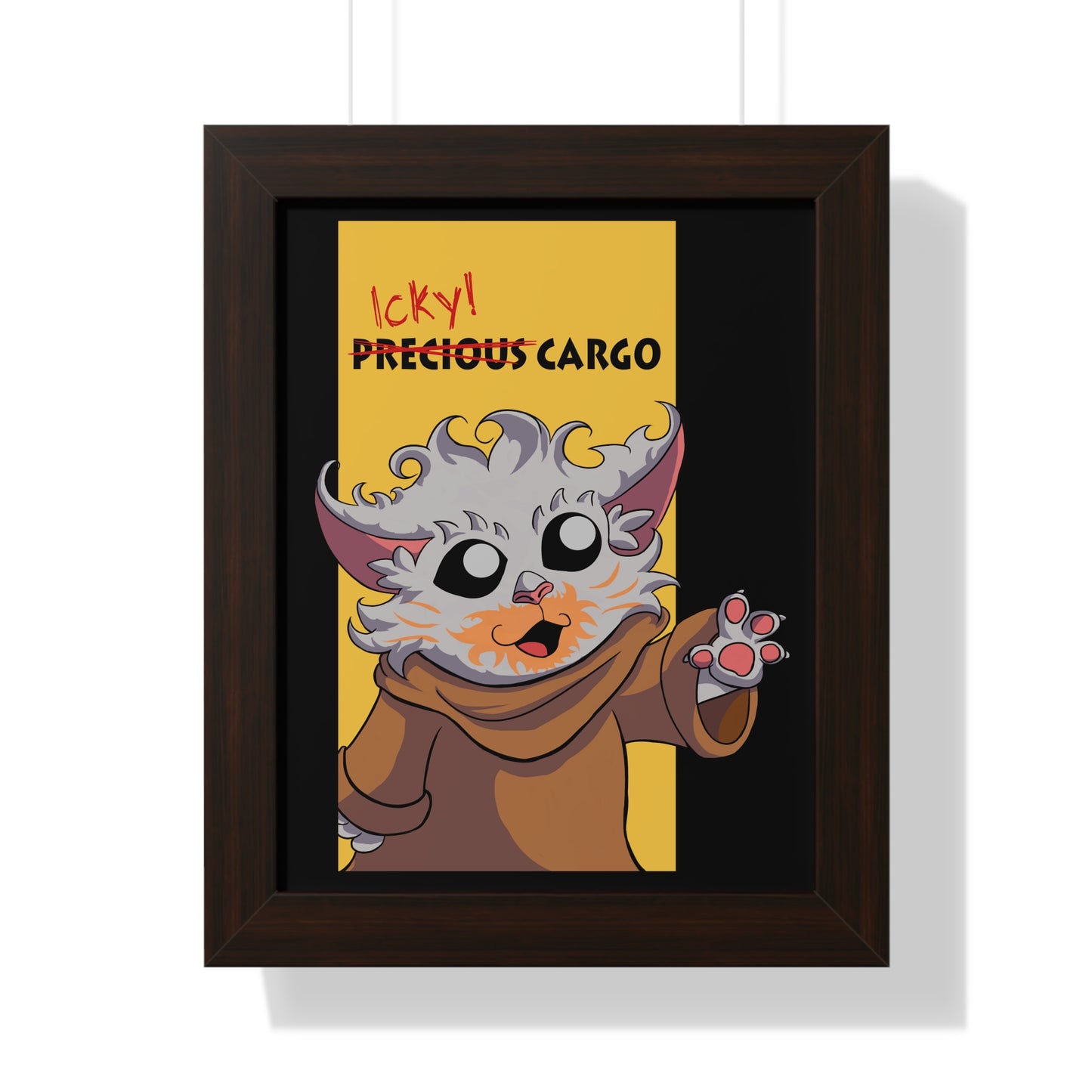 Icky Cargo Framed Poster - Wisp Campaign