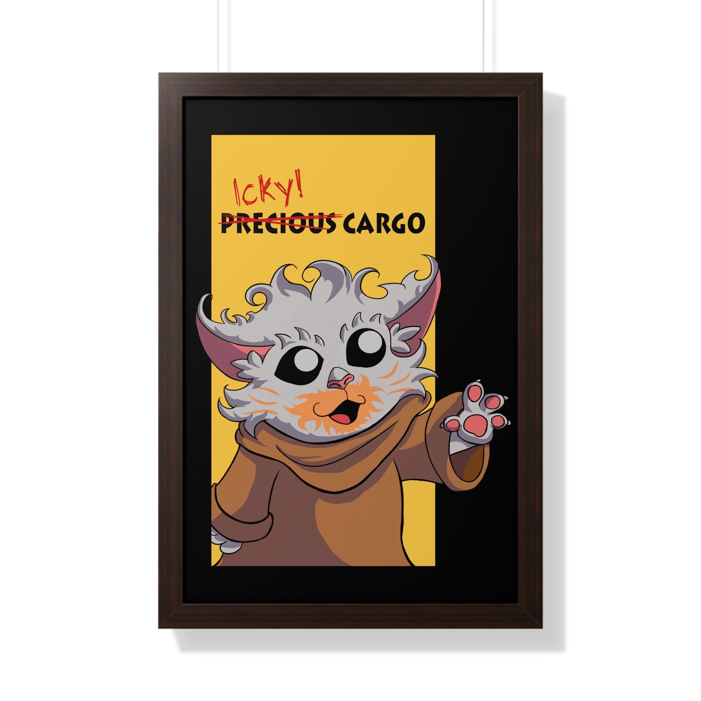 Icky Cargo Framed Poster - Wisp Campaign