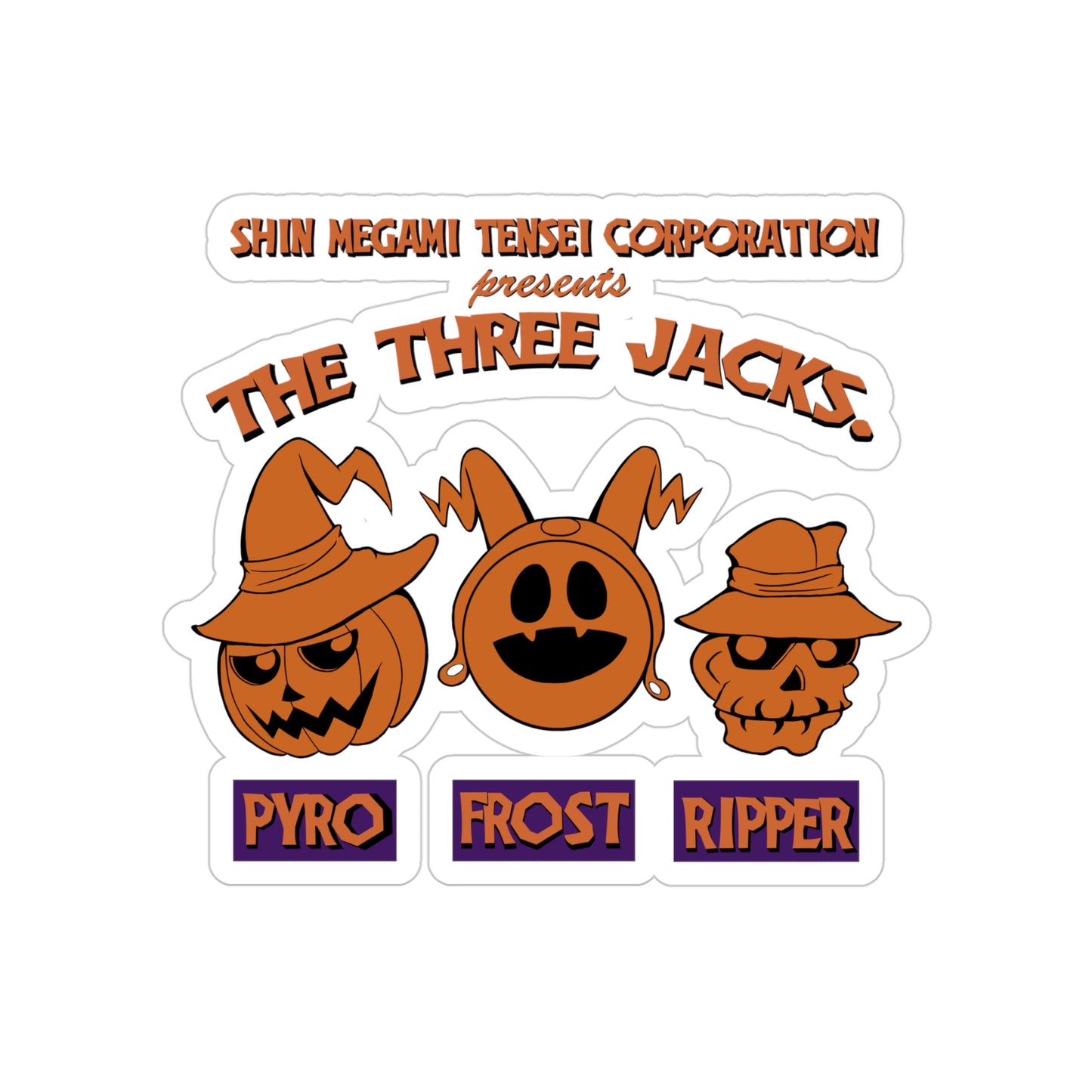Transparent Outdoor Sticker - Jack of all Tricks