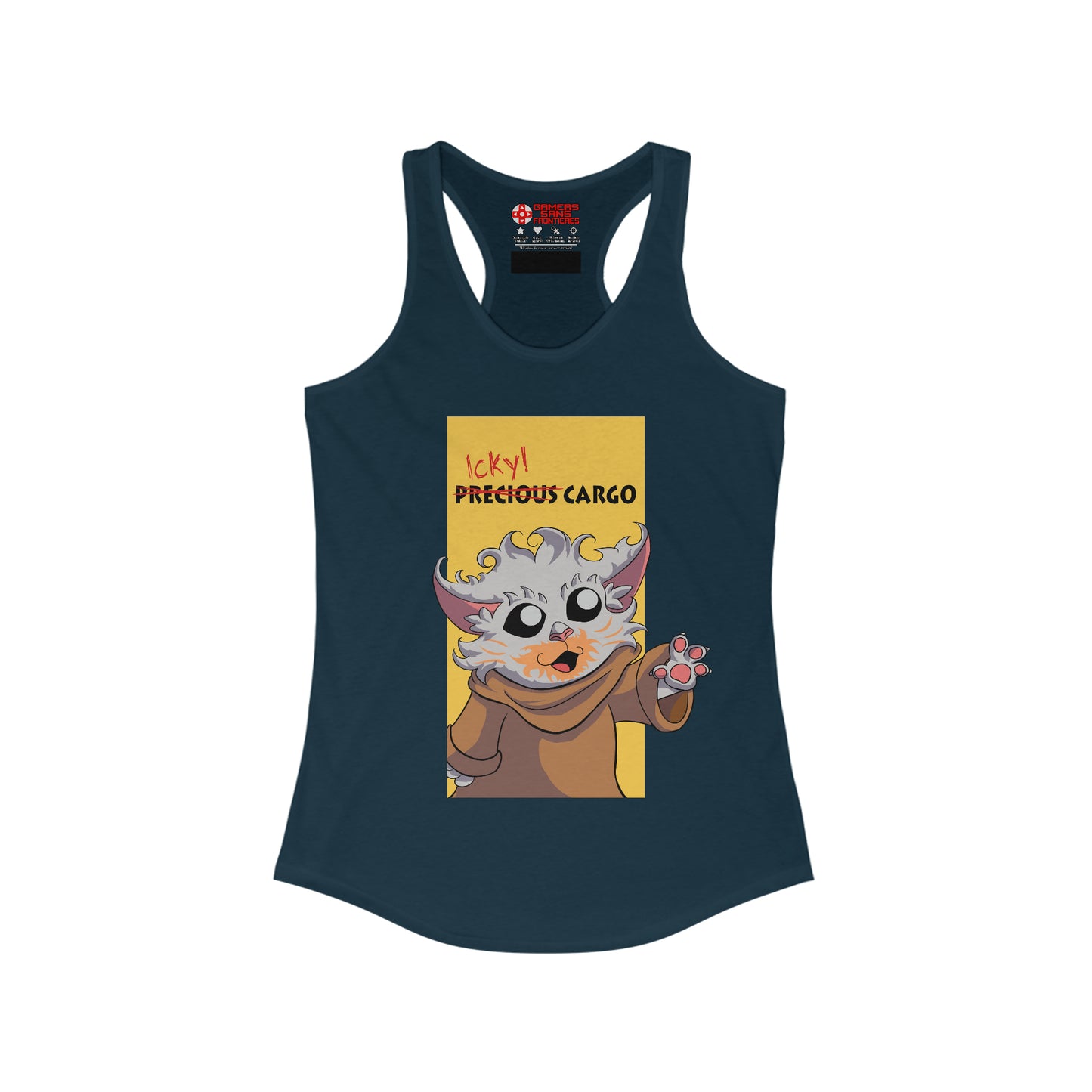 Icky Cargo Women's Racerback Tank - Wisp Campaign