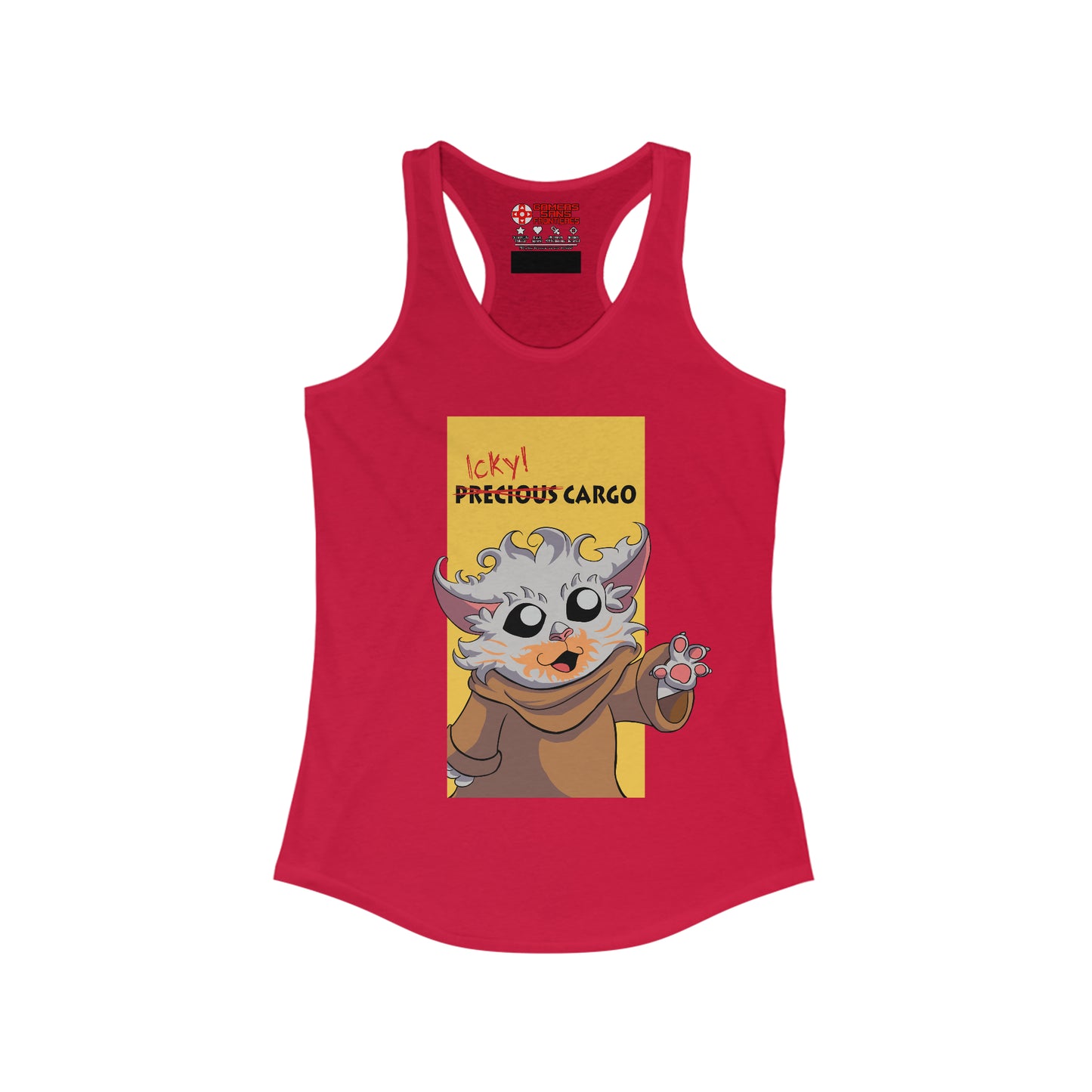 Icky Cargo Women's Racerback Tank - Wisp Campaign