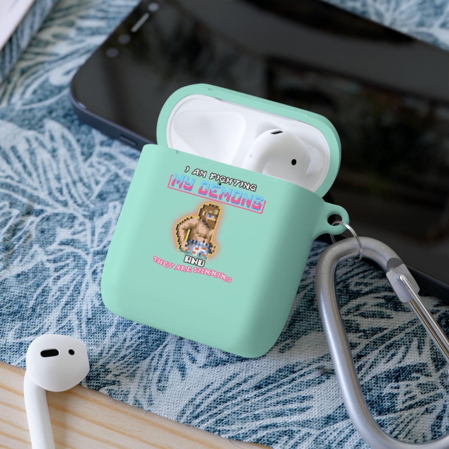 AirPods / AirPods Pro Case Cover - Fighting my demons