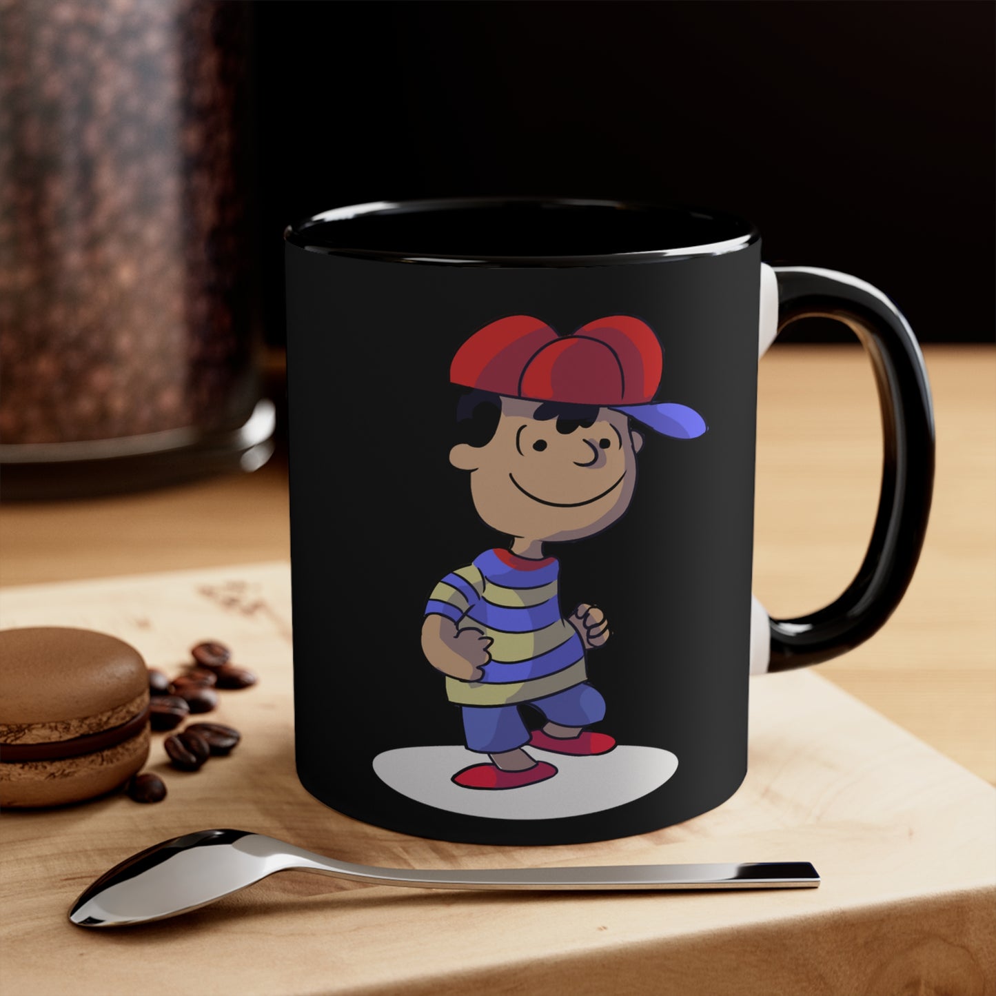 Ness Brown Dance Mug, 11oz