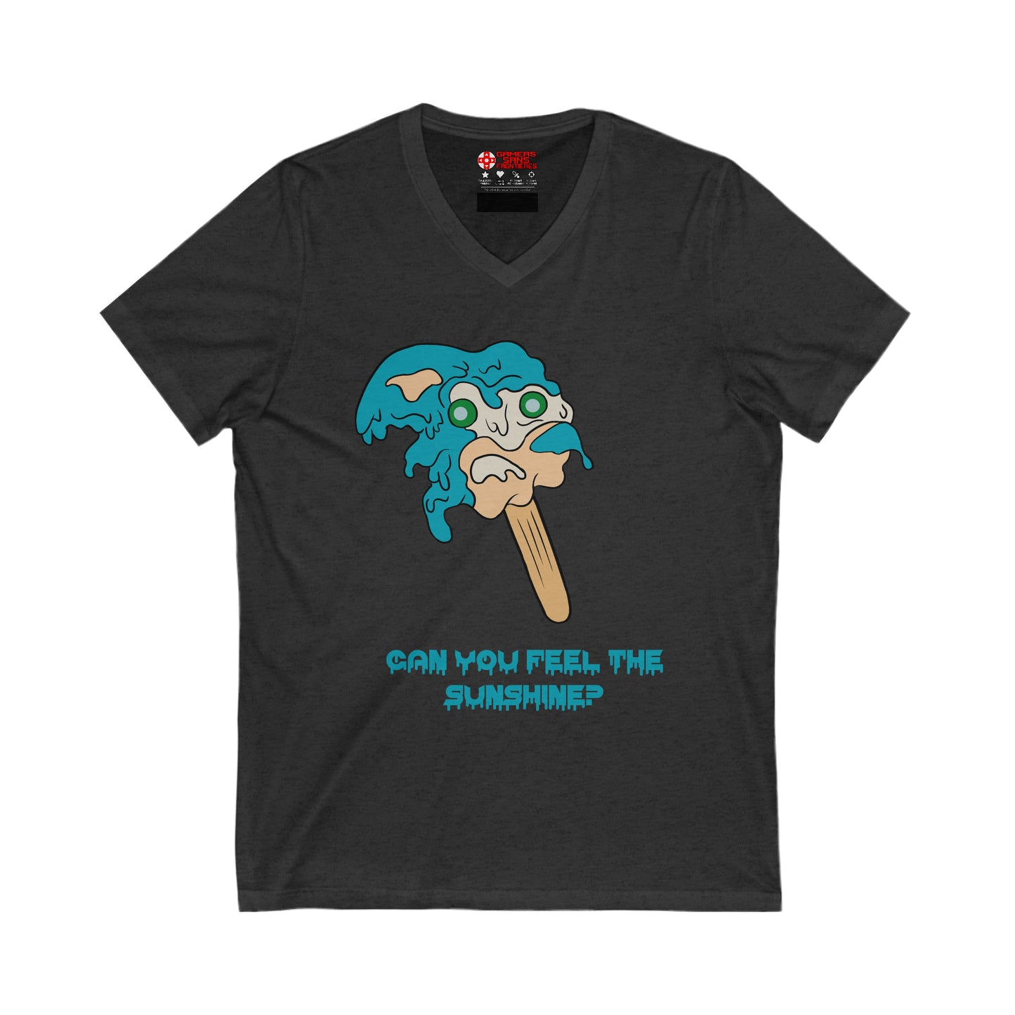 Sonic Men's V Tee - Melting Sonic