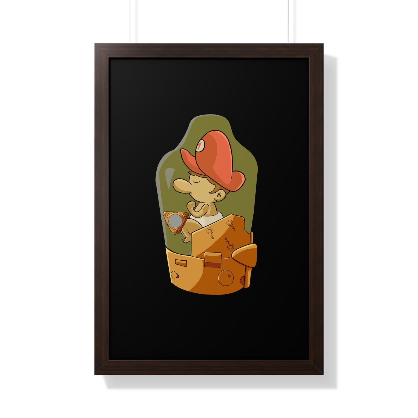 Death Stranding Framed Poster - Baby Stranding