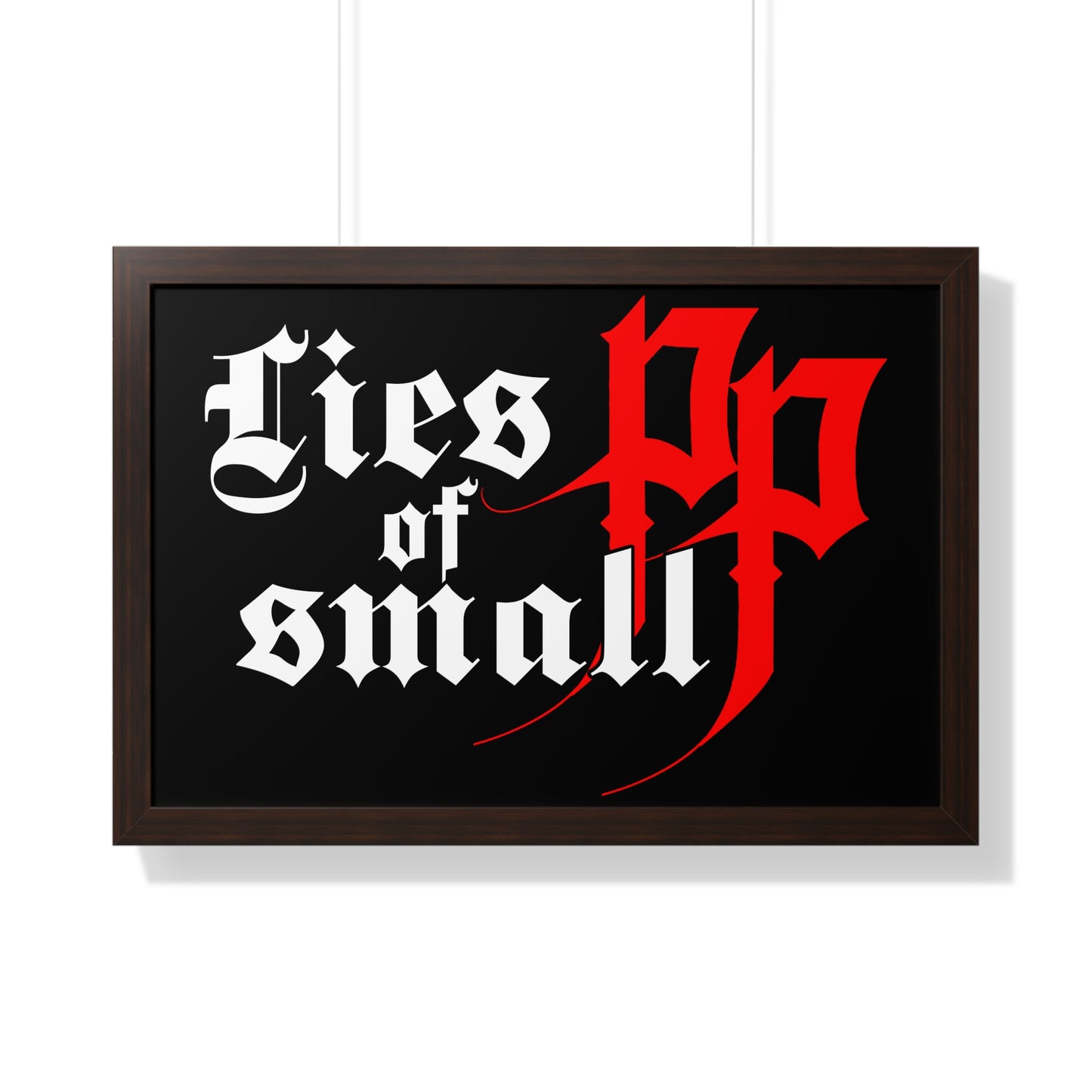 Lies of P Framed Poster - Lies of Small PP