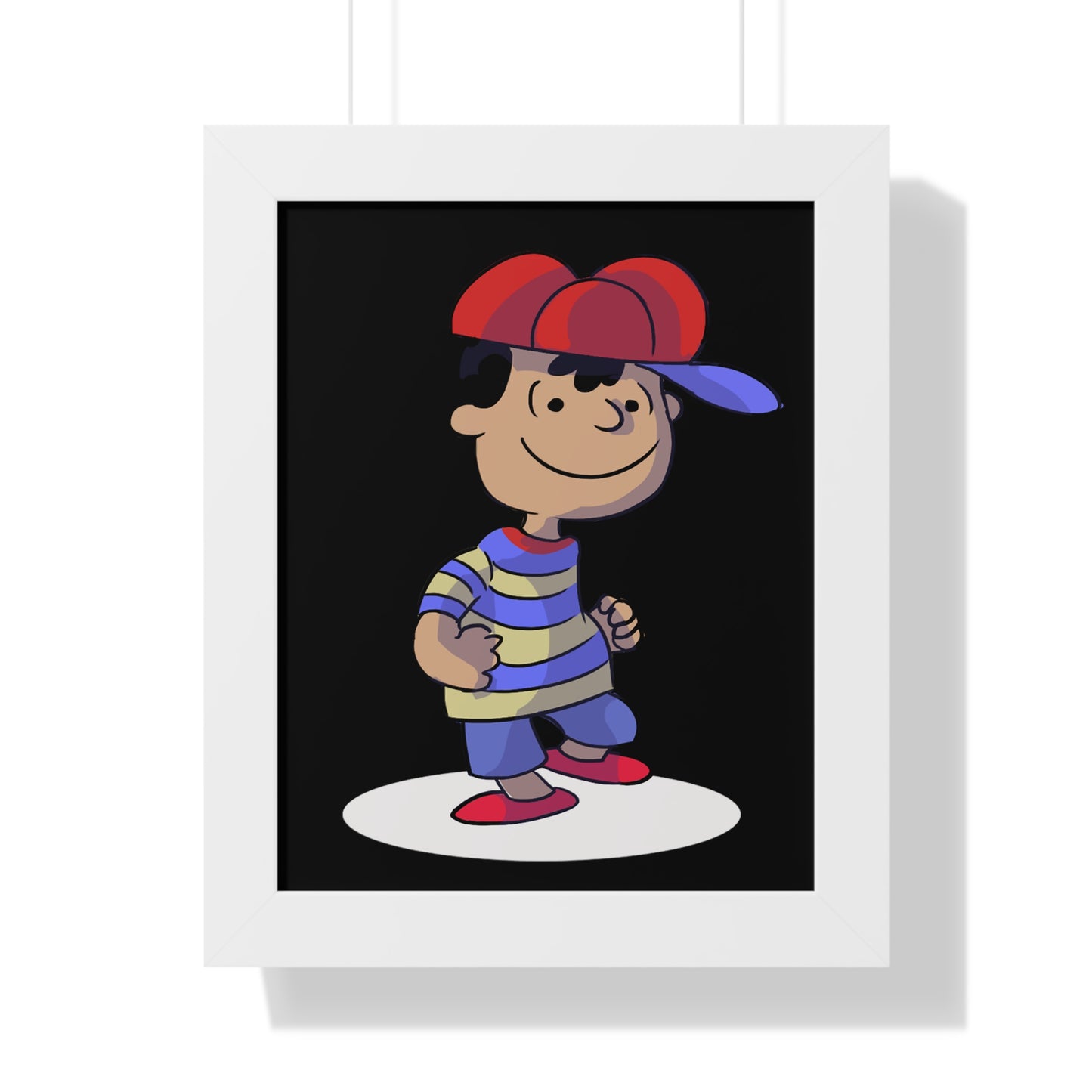 EarthBound Framed Poster - Ness Brown Dance