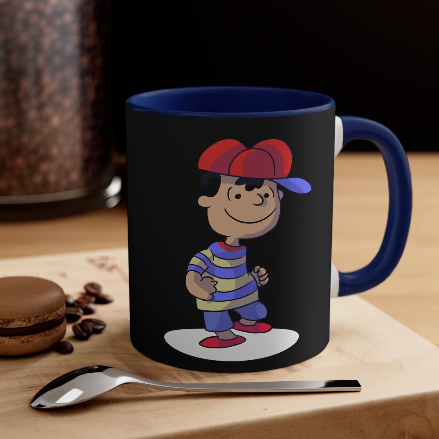 Ness Brown Dance Mug, 11oz