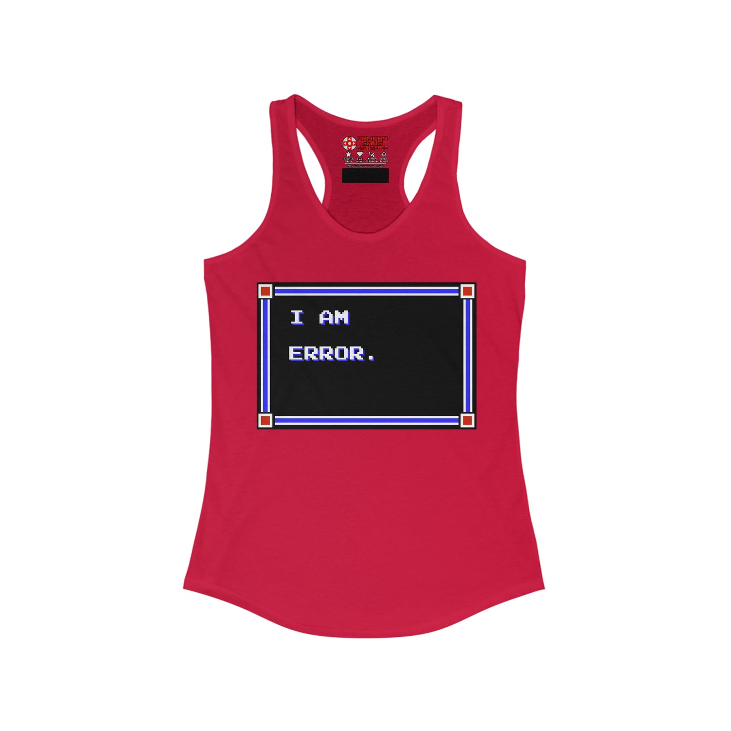 Women's Racerback Tank - I Am Error
