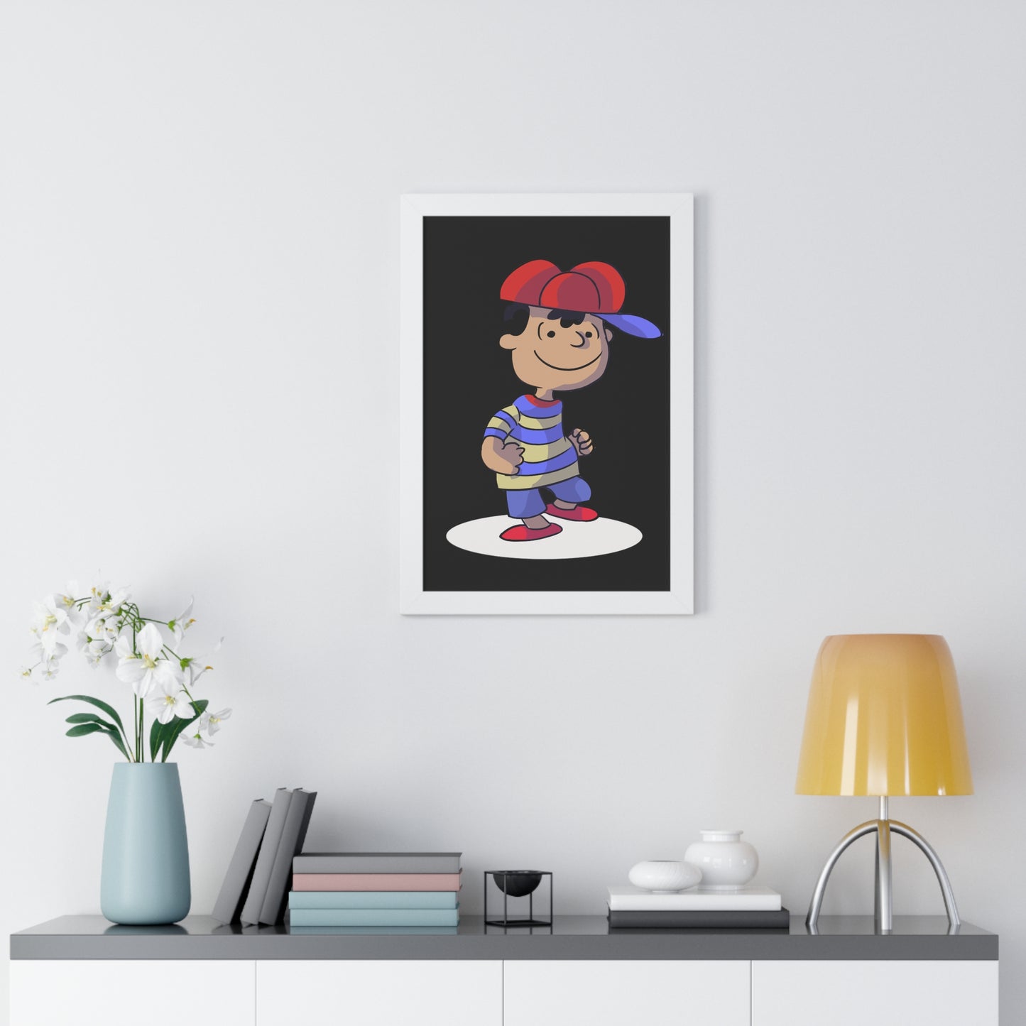 EarthBound Framed Poster - Ness Brown Dance