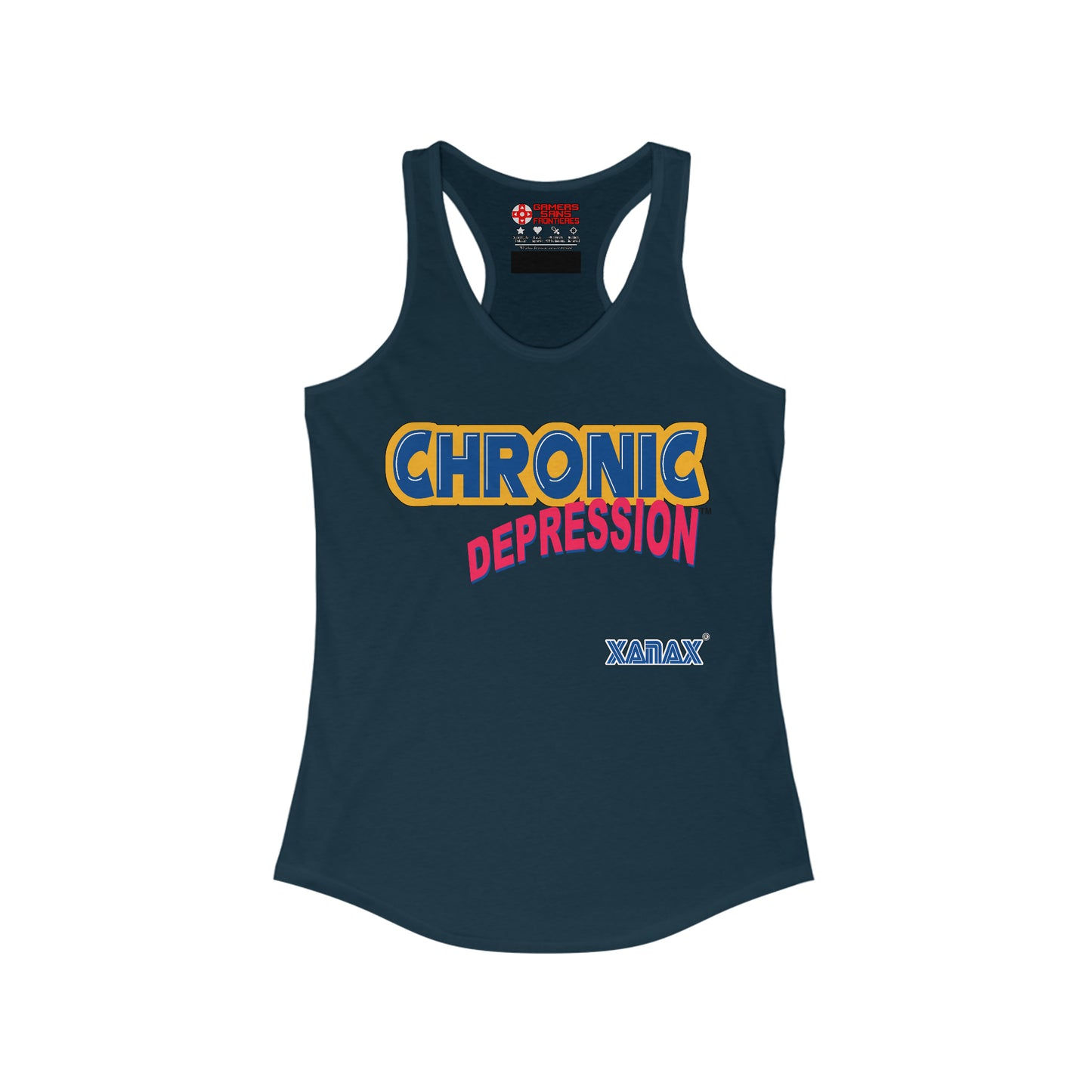 Women's Racerback Tank - Chronic Depression