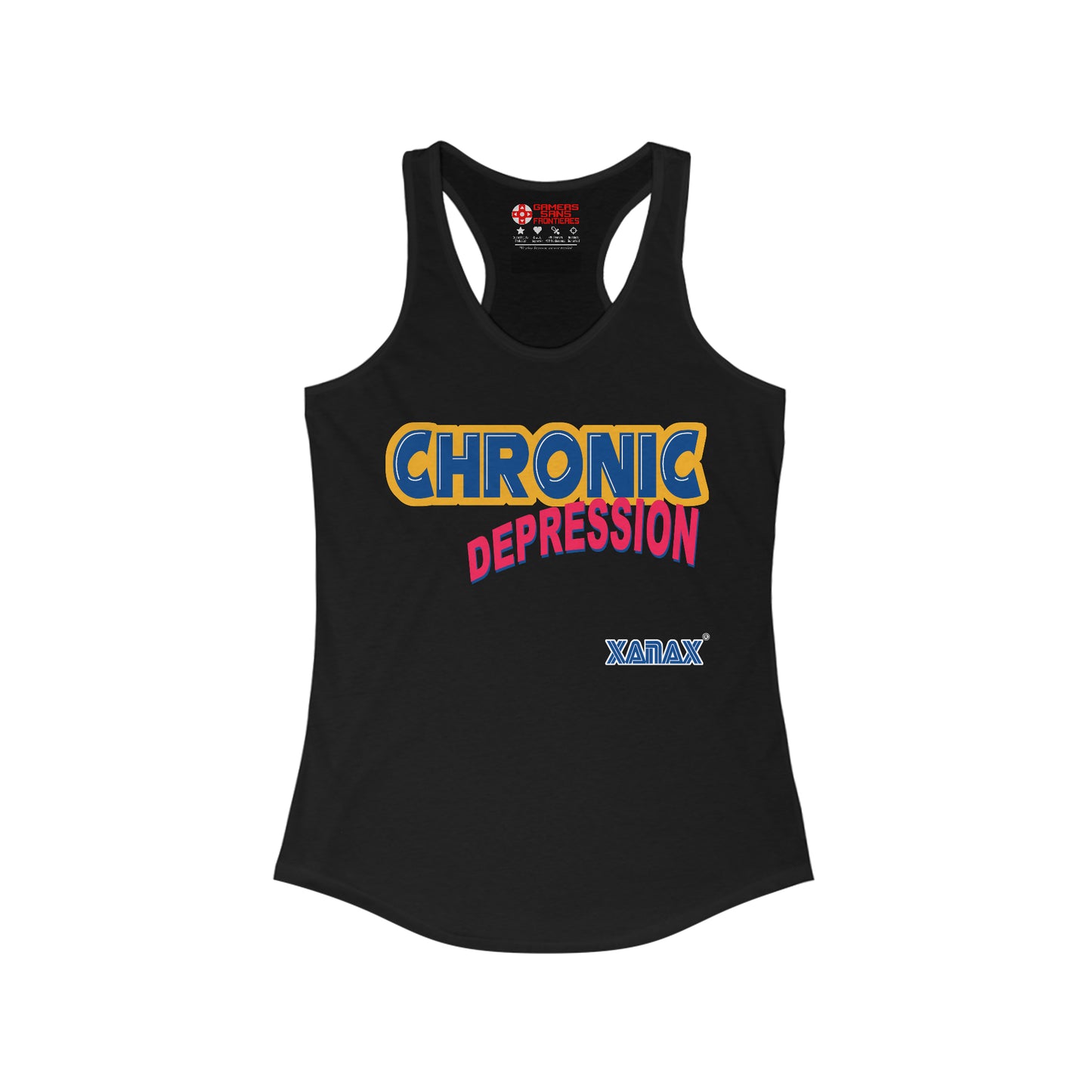 Women's Racerback Tank - Chronic Depression