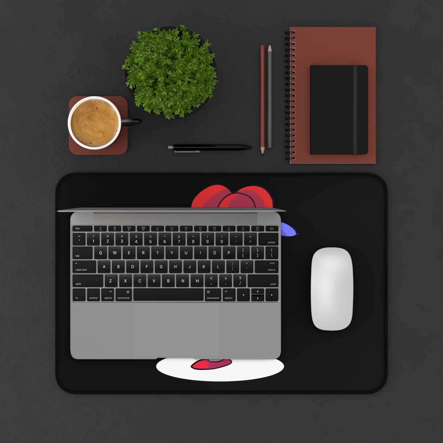 Ness Brown Dance Desk Mat