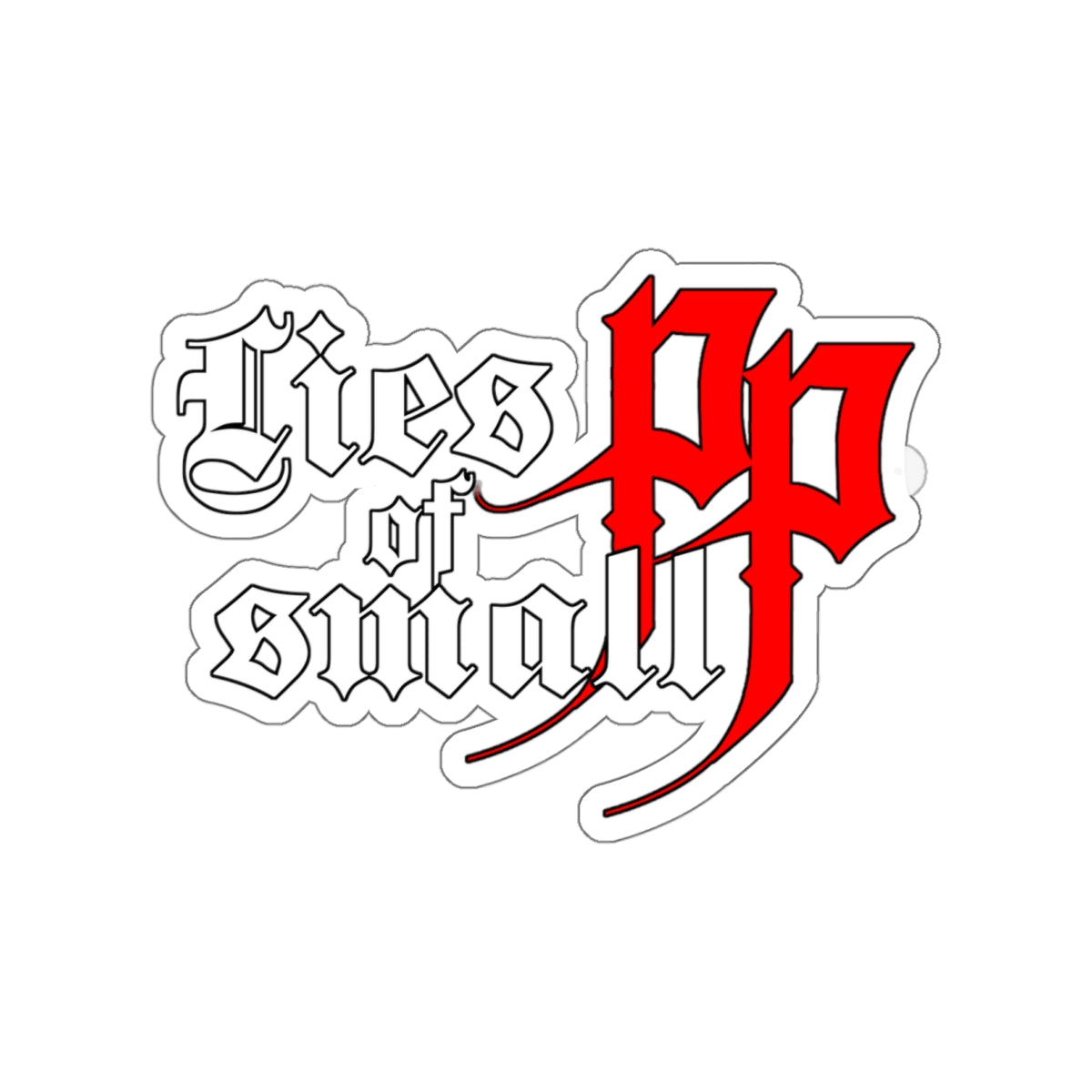 Lies of P Die-Cut Sticker - Lies of Small PP