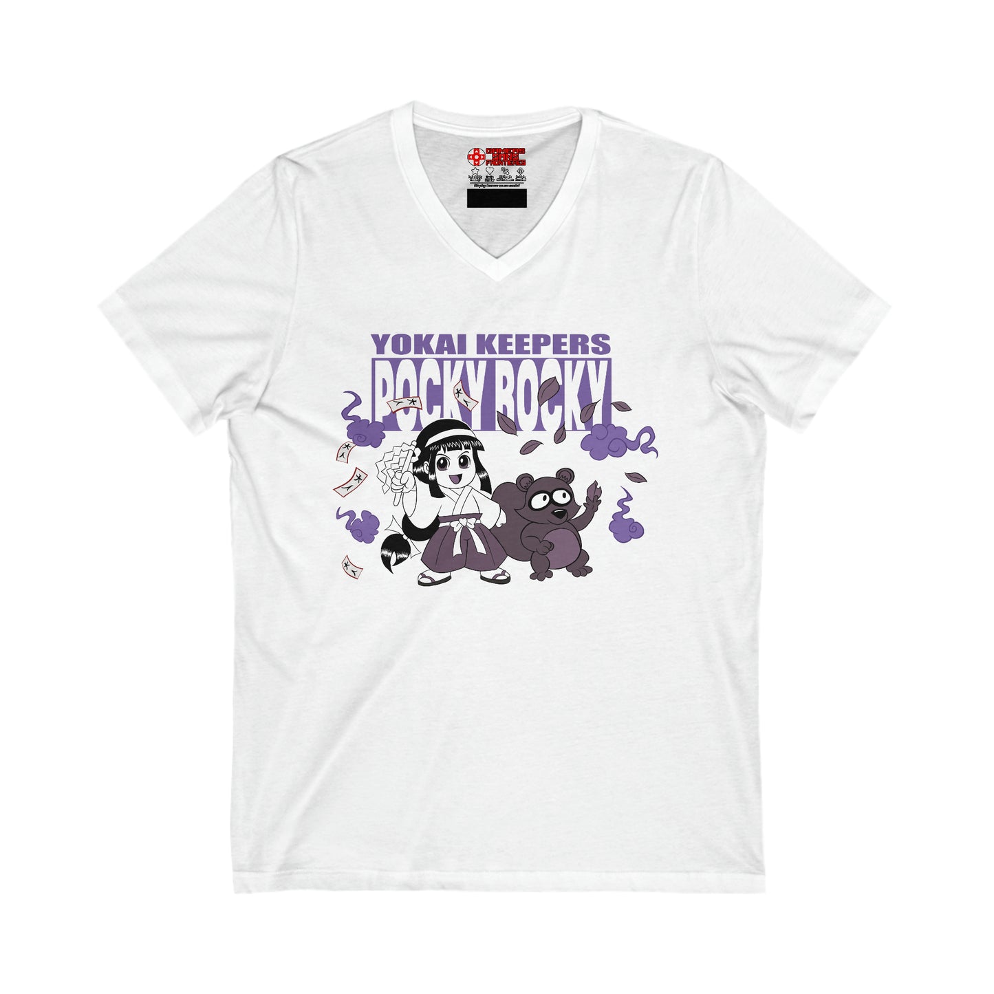 Pocky & Rocky Men's V Tee - Yokai Keepers