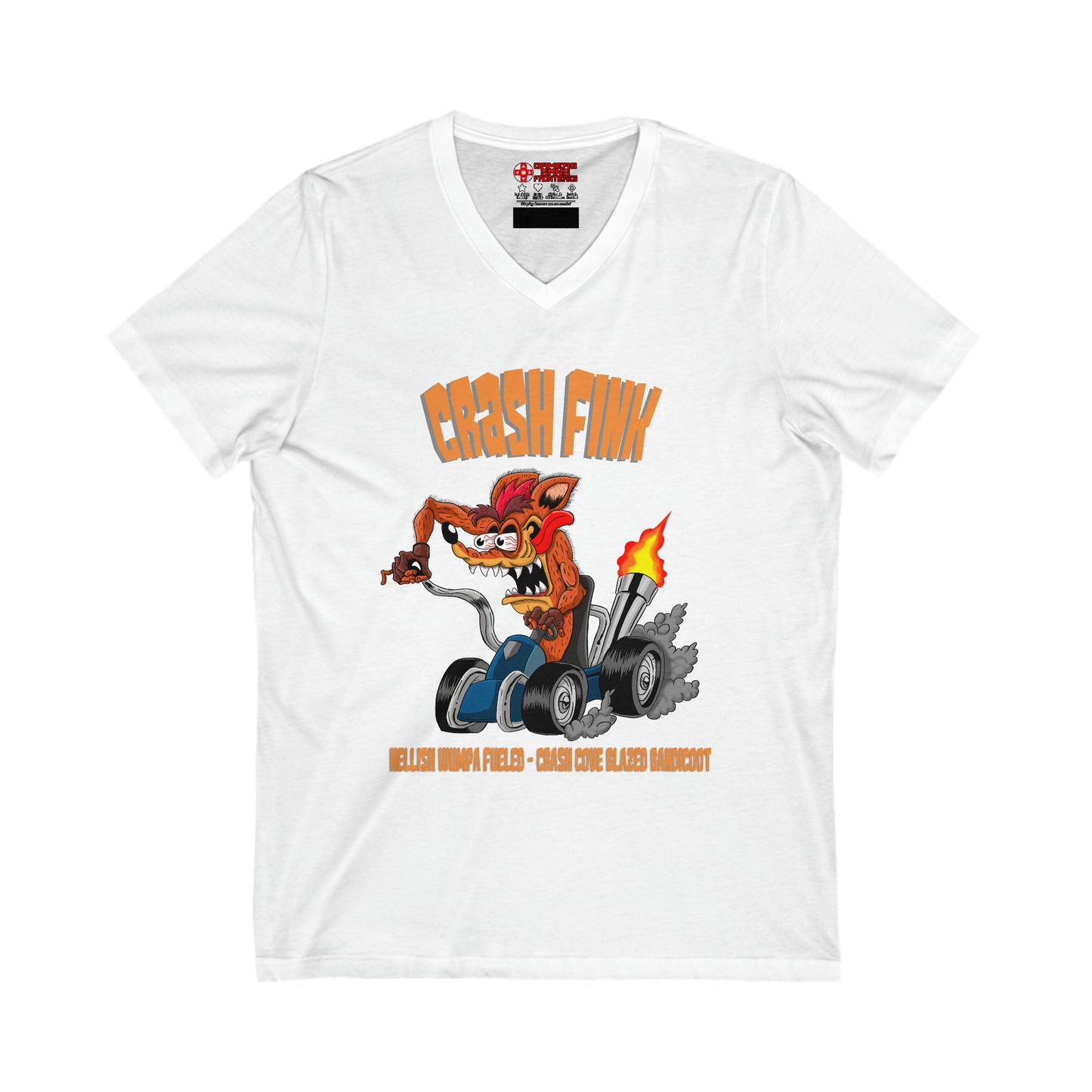 Crash Bandicoot Men's V Tee - Crash Fink