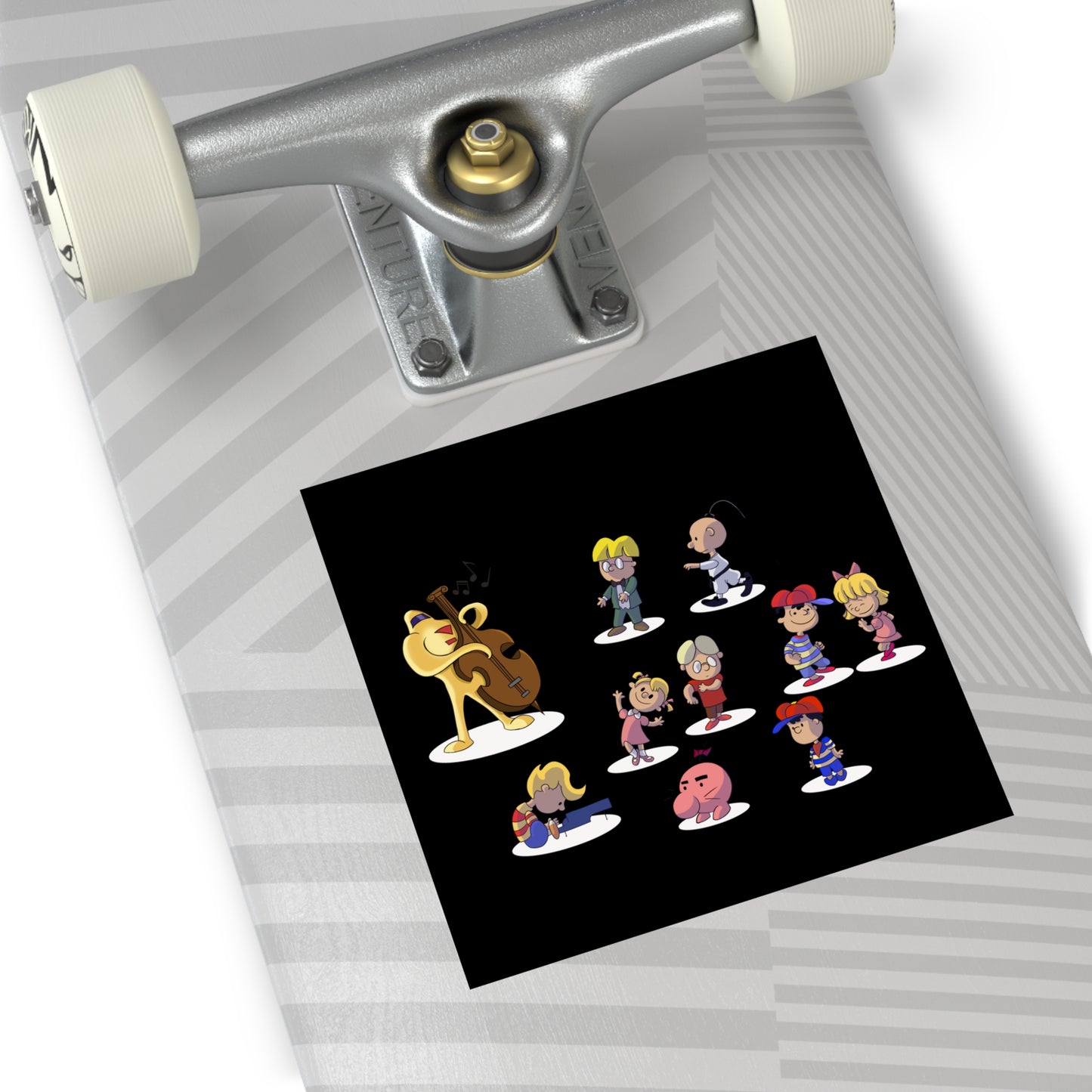 EarthBrown Dance Vinyl Stickers