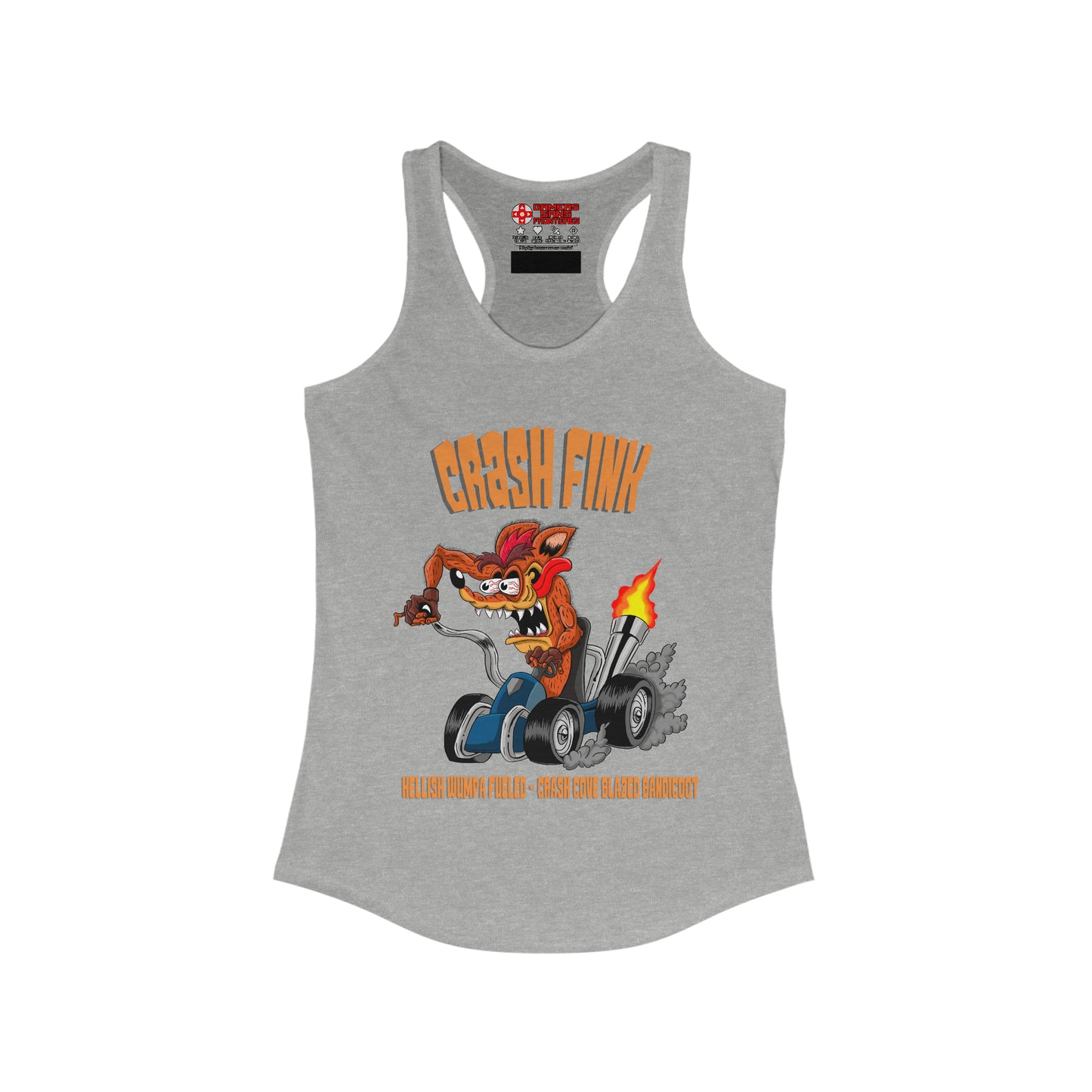 Women's Racerback Tank - Crash Fink