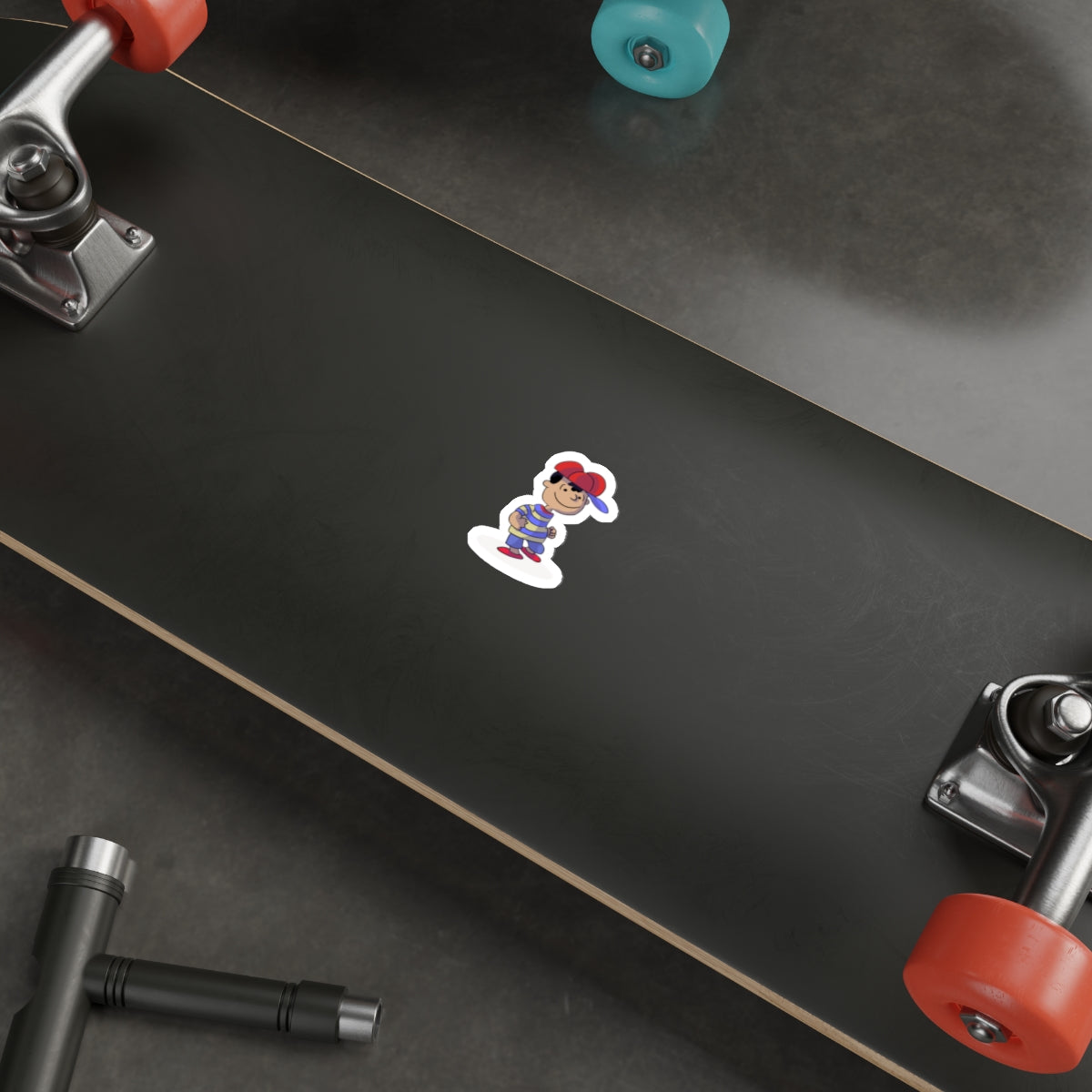 EarthBound Die-Cut Sticker - Ness Brown Dance
