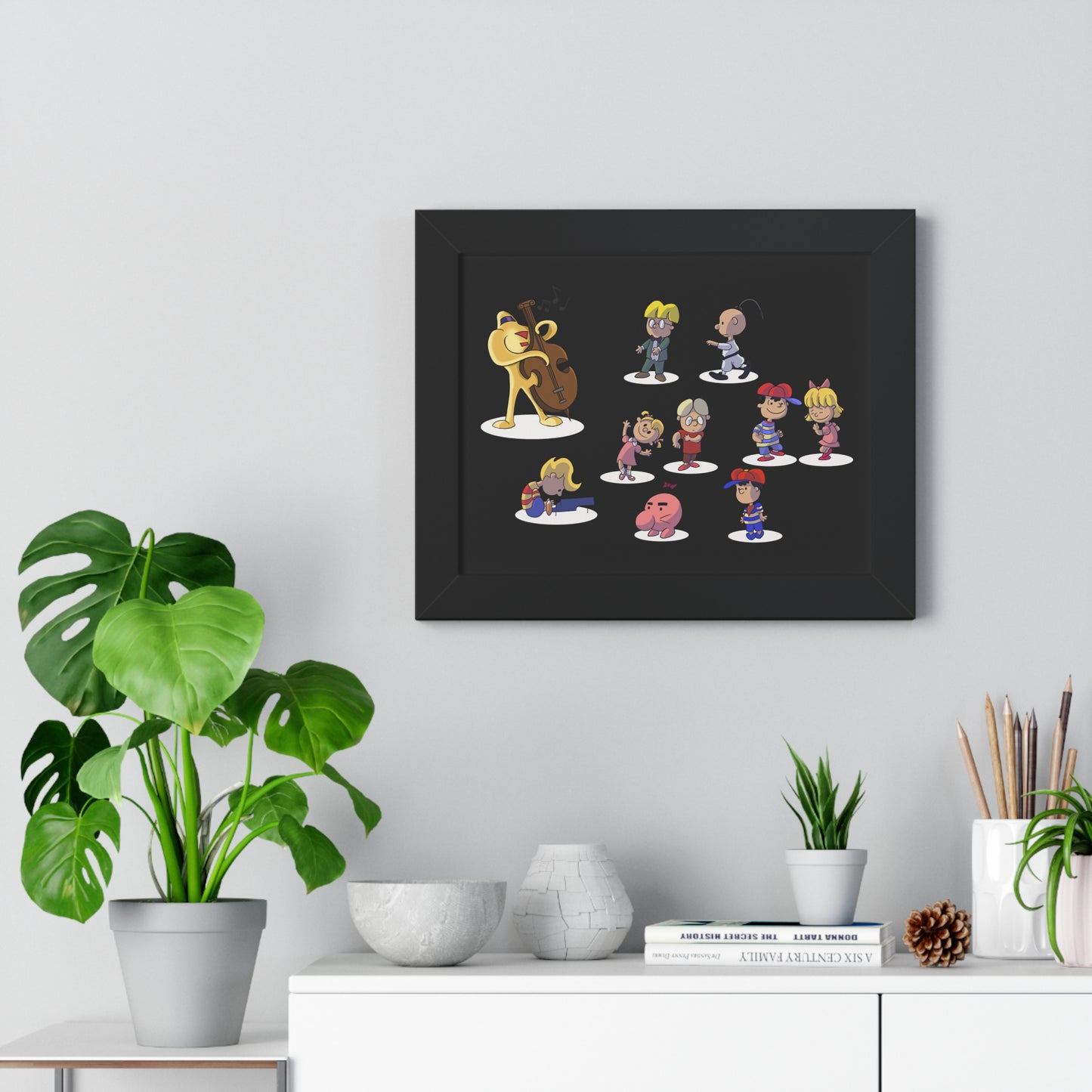 EarthBound Framed Poster - EarthBrown Dance